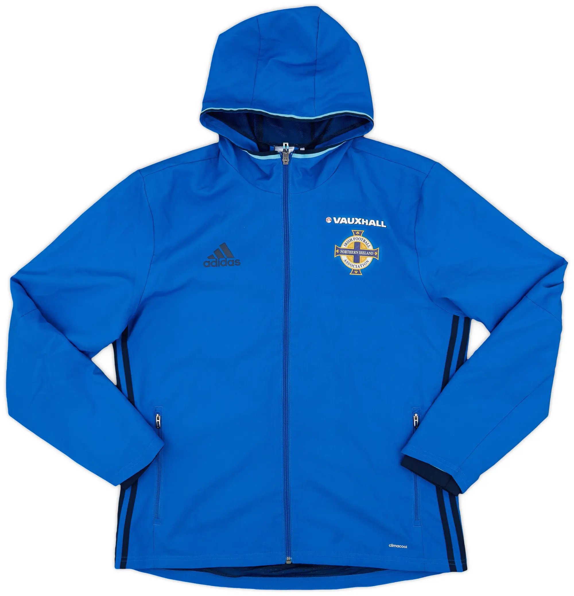 2016-17 Northern Ireland adidas Hooded Track Jacket - 8/10 - (L)