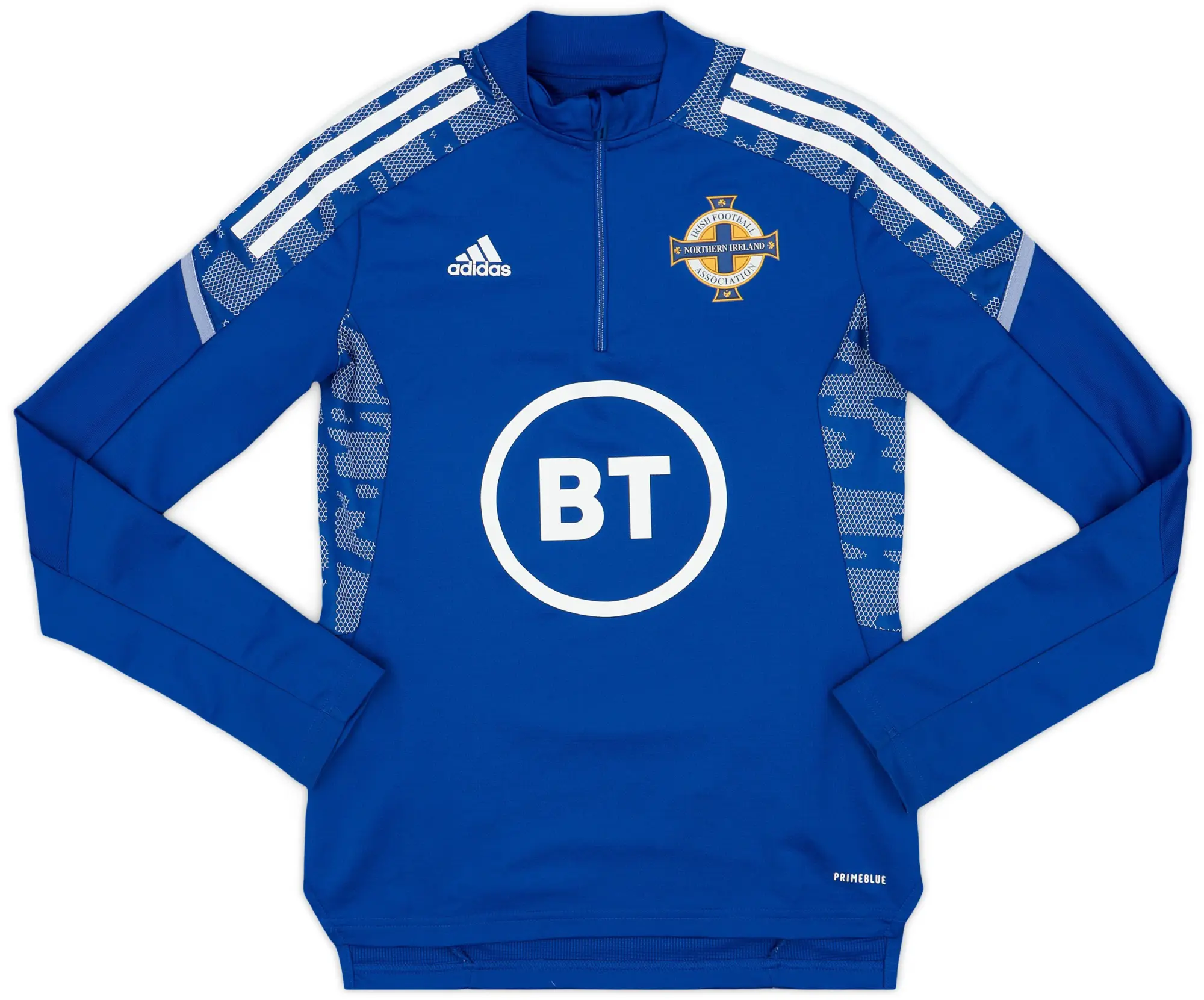 2021-22 Northern Ireland adidas 1/4 Zip Drill Top - 9/10 - (XS)