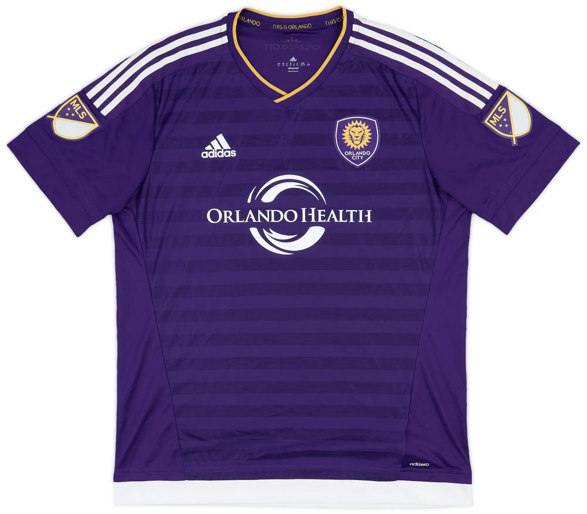 adidas 2015 Orlando City Home Shirt - 8/10 - (XL)