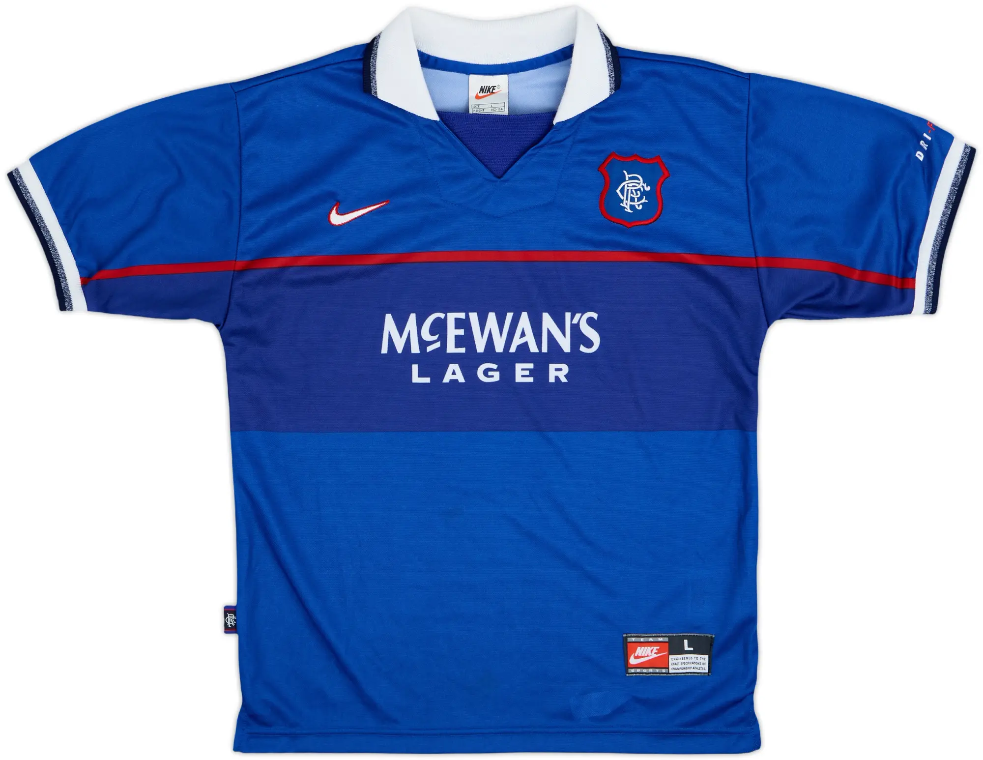 Nike 1997-99 Rangers Home Shirt - 5/10 - (L)