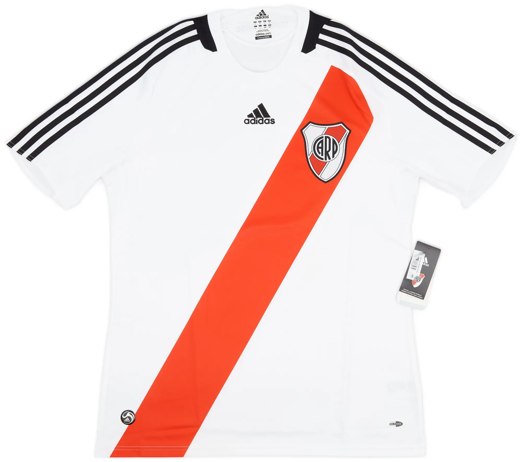 adidas 2008-10 River Plate Home Shirt (L)