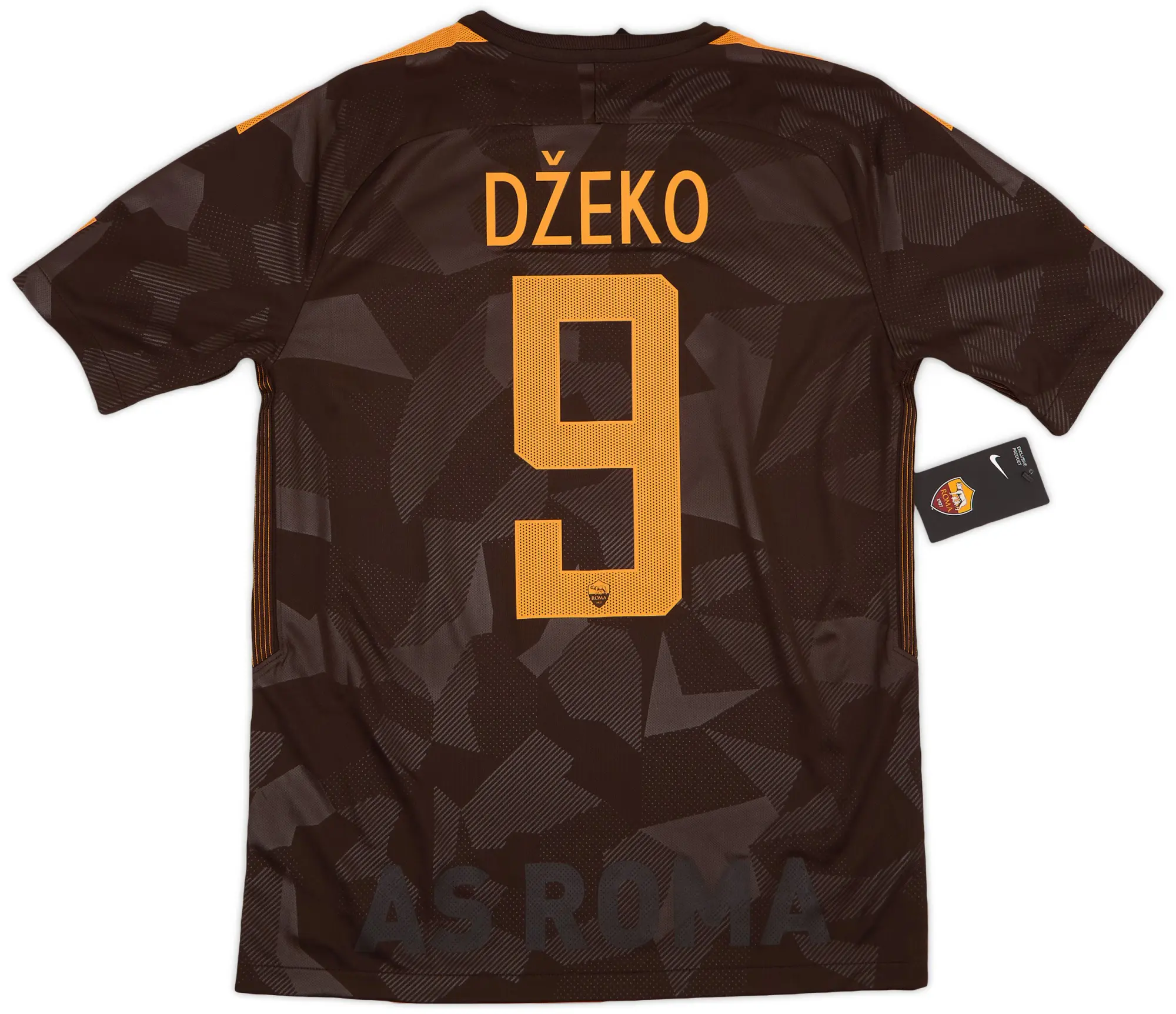 Nike 2017-18 Roma Third Shirt Dzeko #9 (M)
