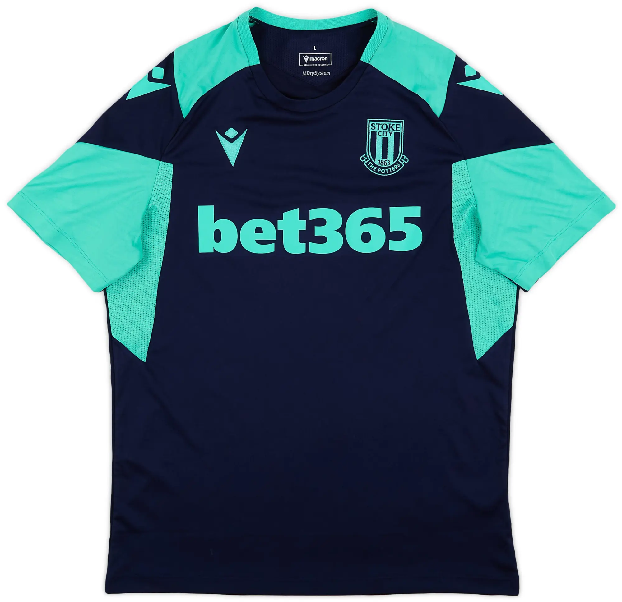 2019-20 Stoke City Macron Training Shirt - 9/10 - (L)