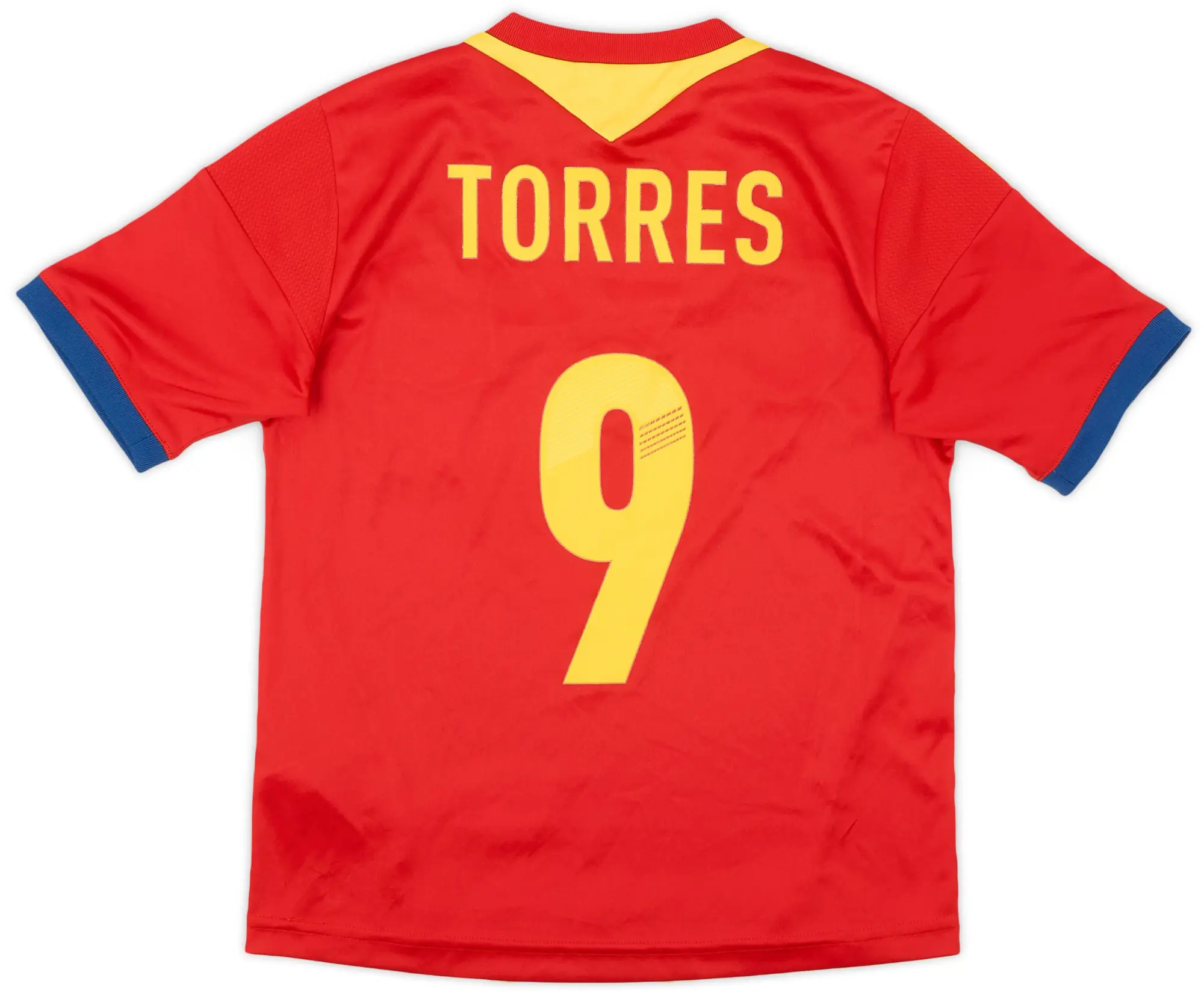 adidas 2013 Spain Confederation Cup Home Shirt Torres #9 - 8/10 - (S.Boys)