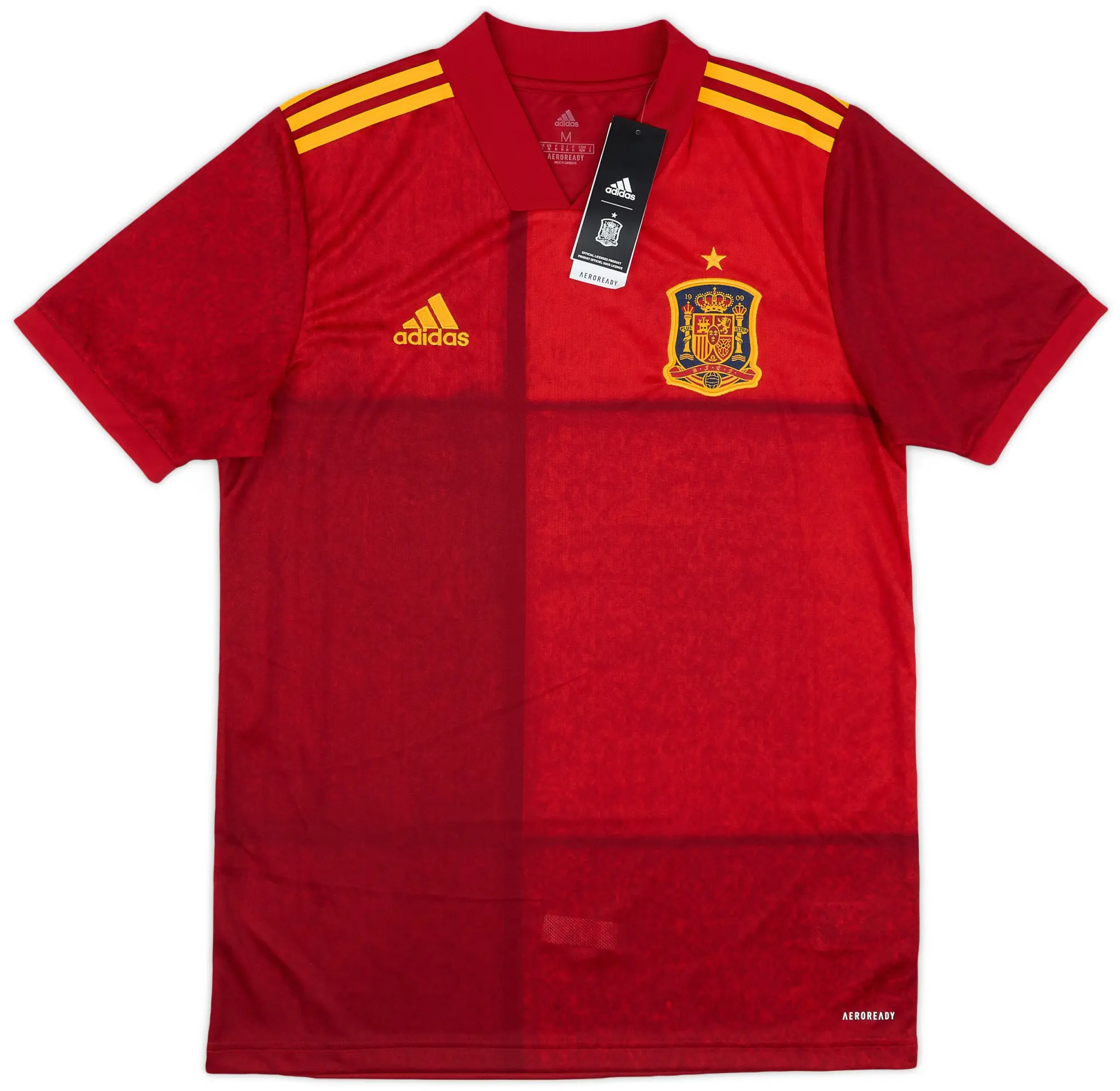 adidas 2020-21 Spain Home Shirt (M)