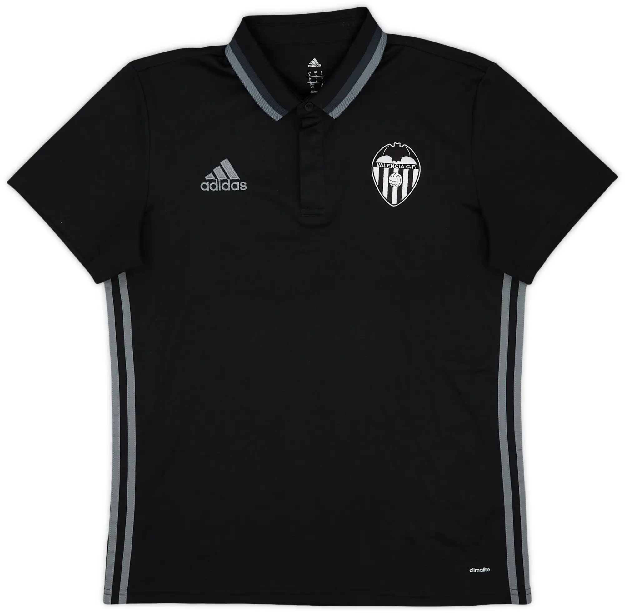 adidas 2016 17 Valencia Polo Shirt 9 10 L VALTR16587891used FOOTY.COM