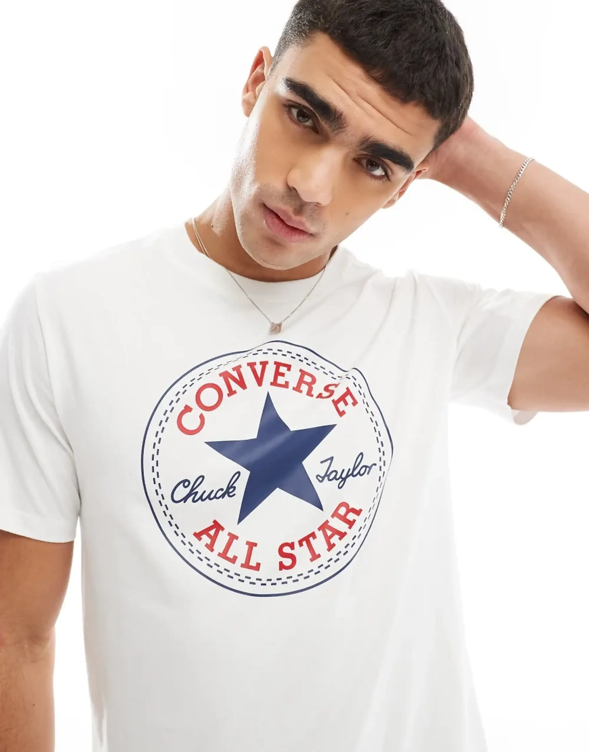 Converse Chuck Patch T-Shirt In White