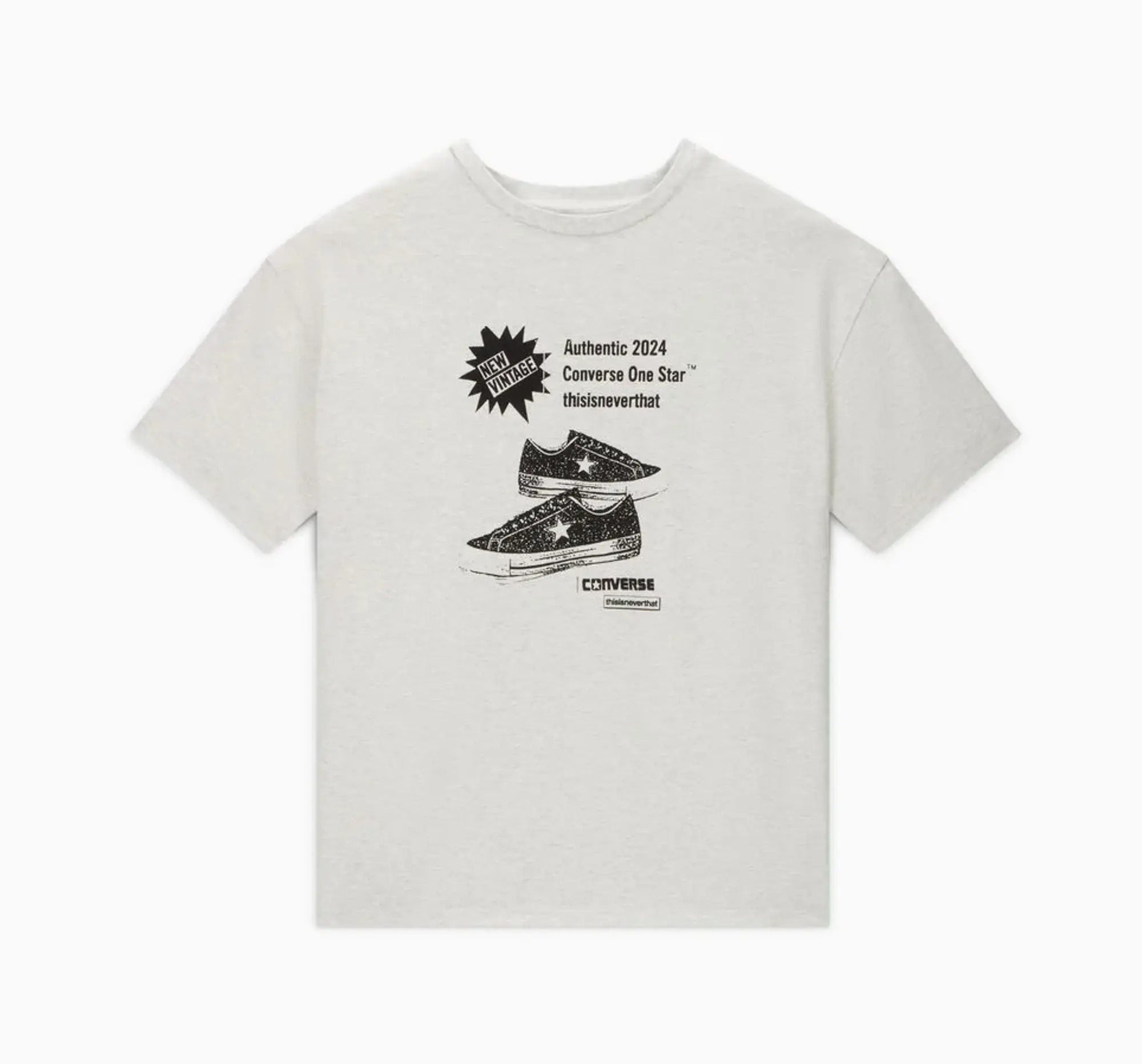 Converse X Thisisneverthat Retro T-Shirt - Light Retro Grey Heather