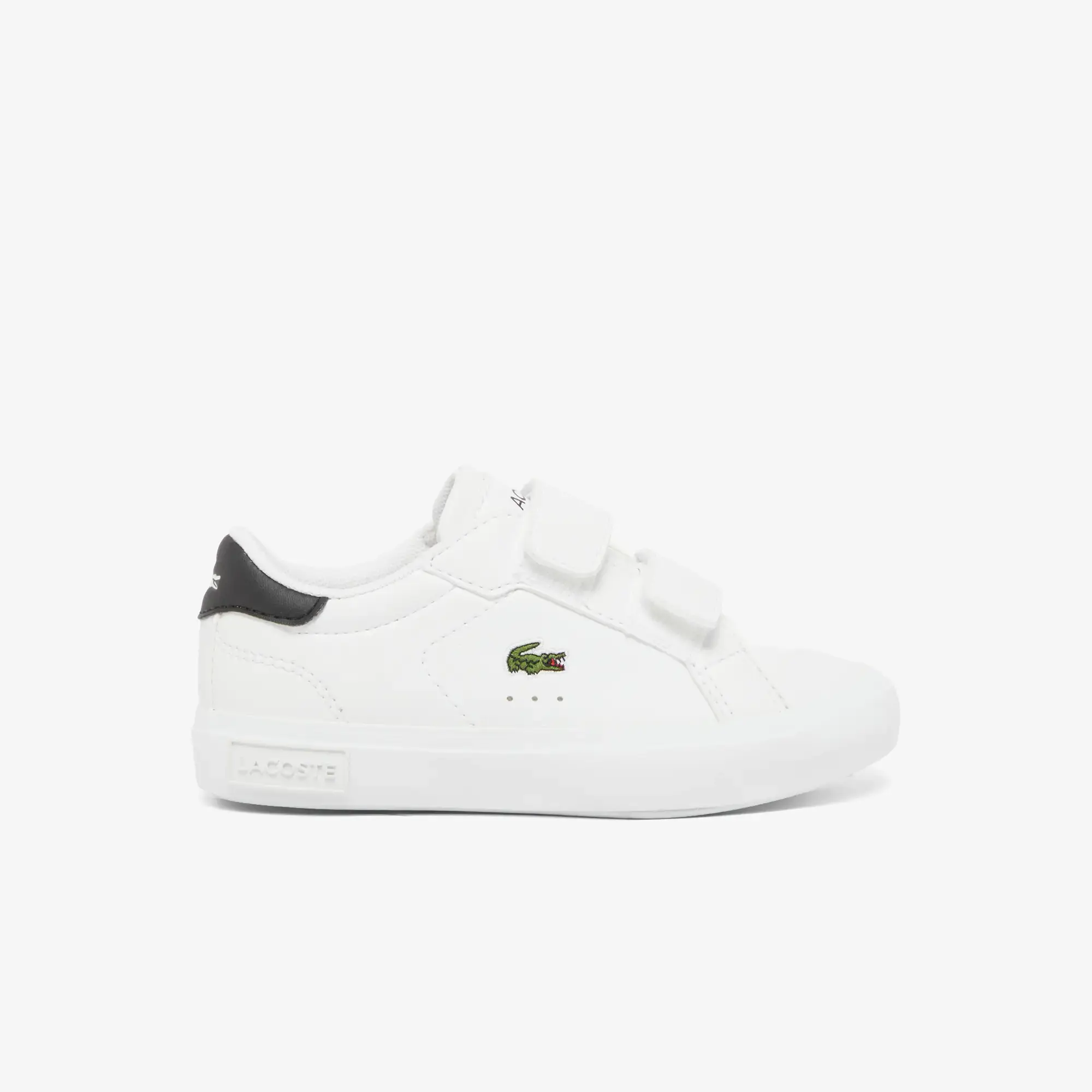 Lacoste Infant's Powercourt Sneakers - White & Black