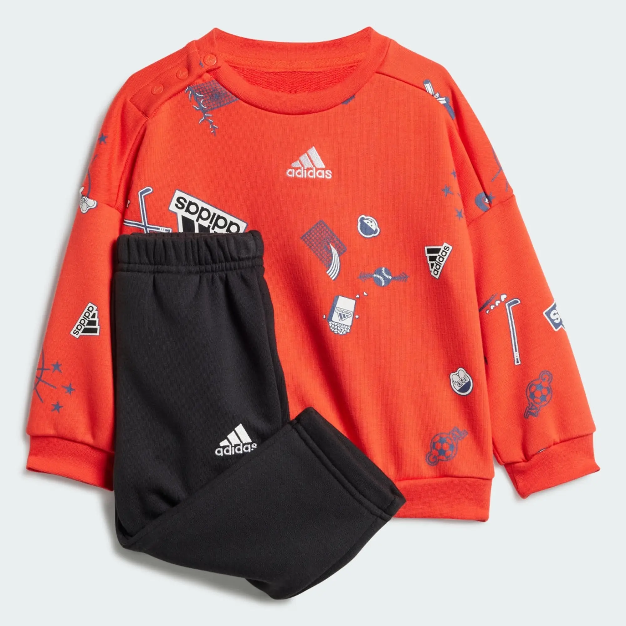 adidas Brand Love Jogger and Pants Set