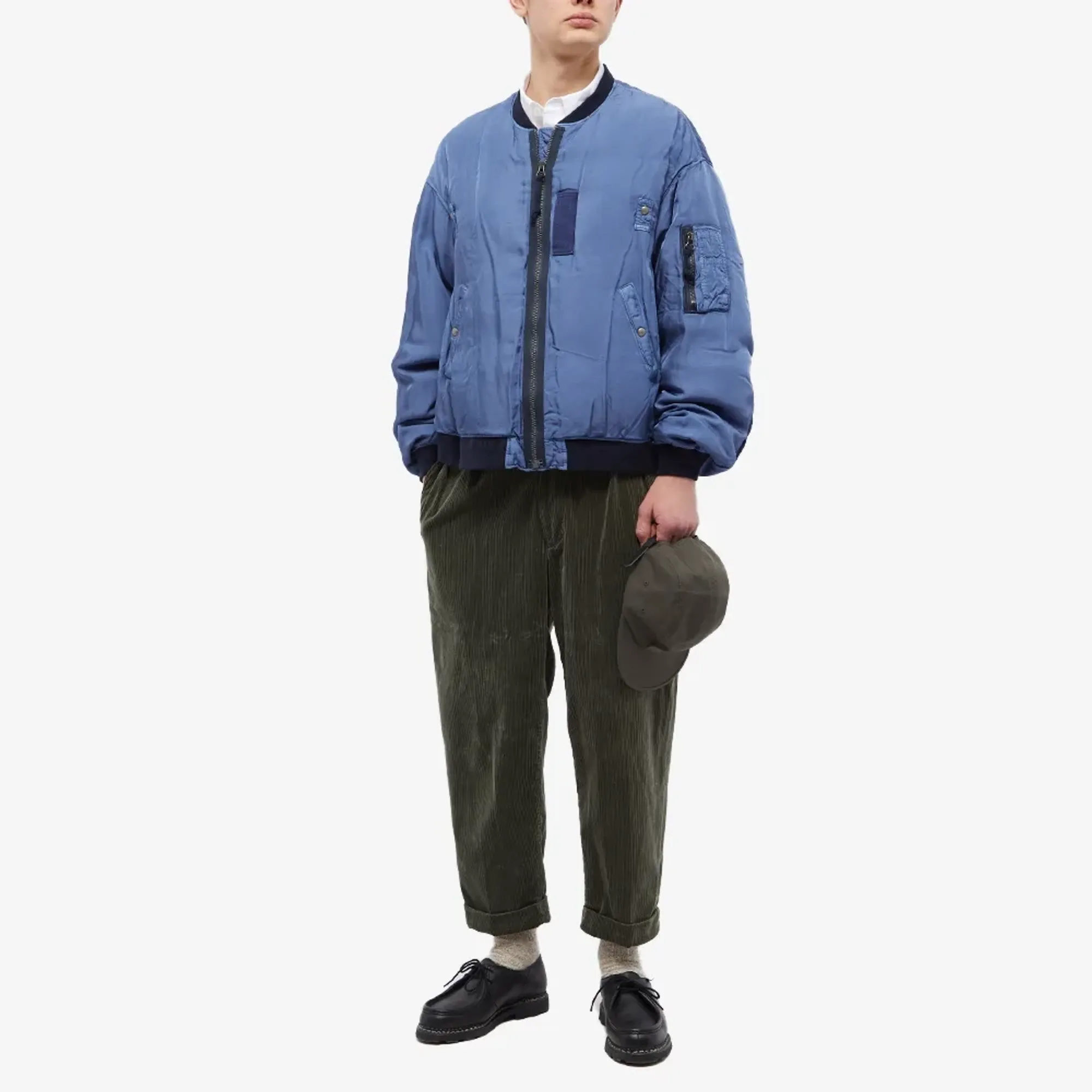 Visvim Men's Thorson Down Jacket Blue | 122205013005-BL | FOOTY.COM