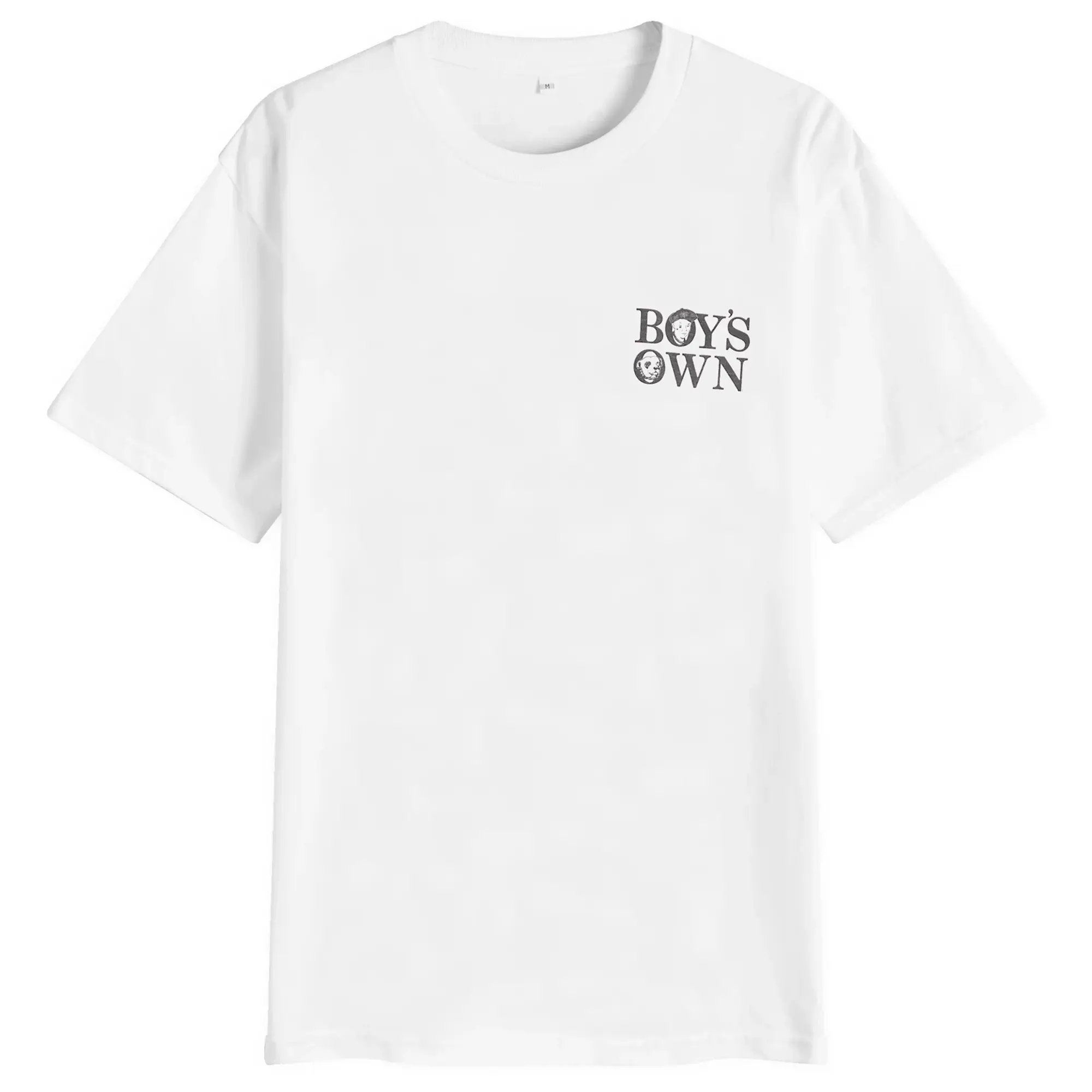 Boys Own Men's The Charts Print T Shirt White/Red