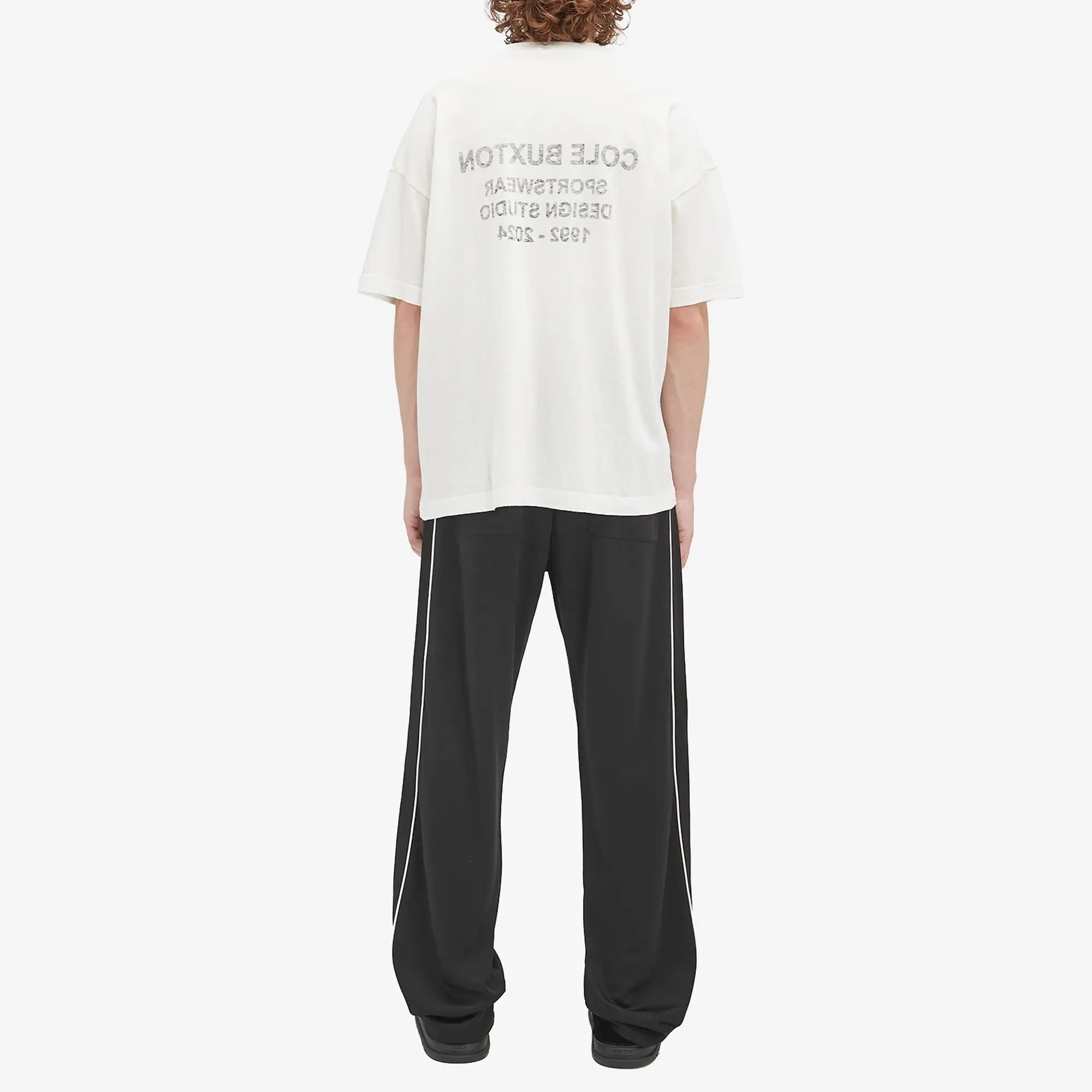 Cole Buxton Men's Inside Out Logo T-Shirt Vintage White