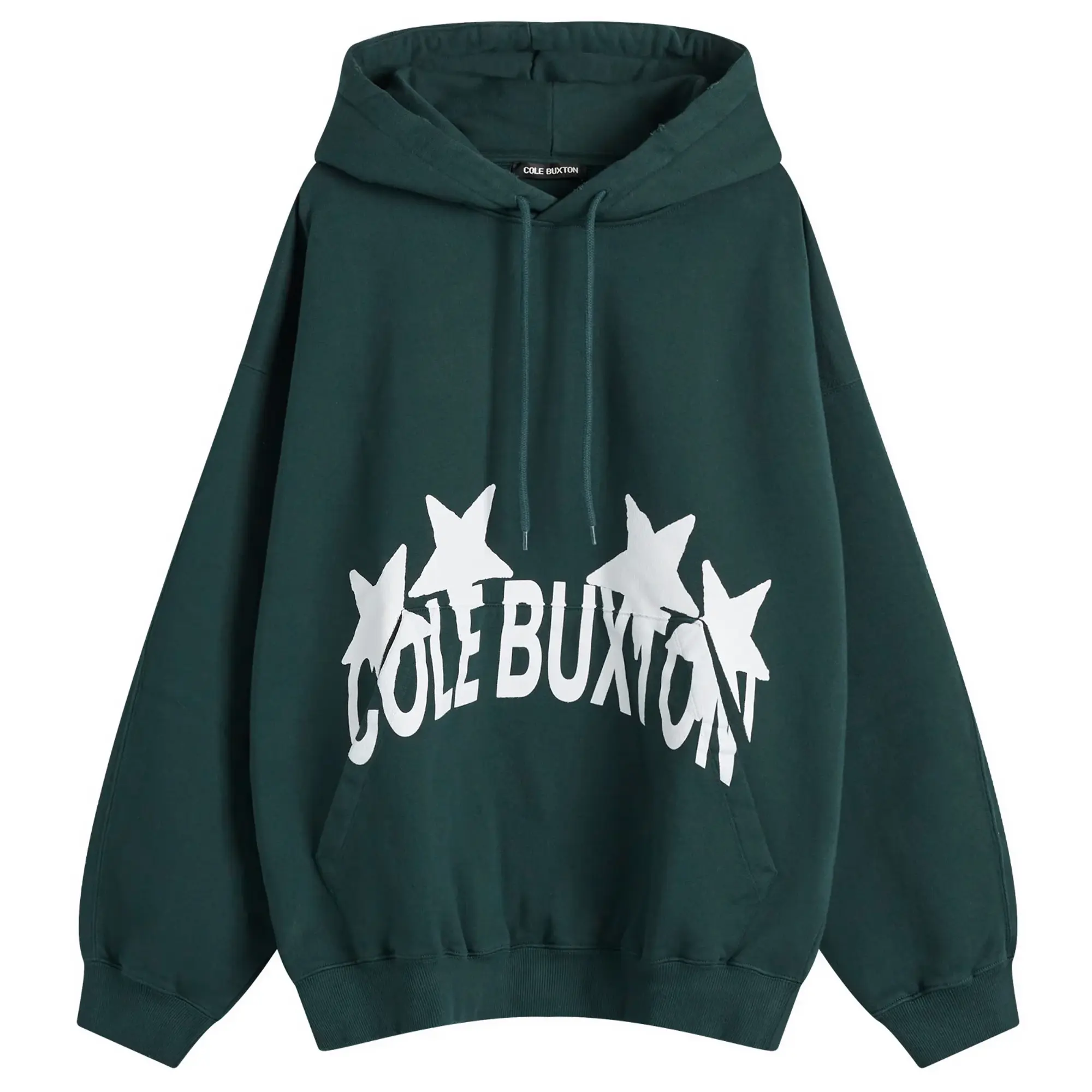 Cole Buxton Men's 4 Star Hoodie Forest Green