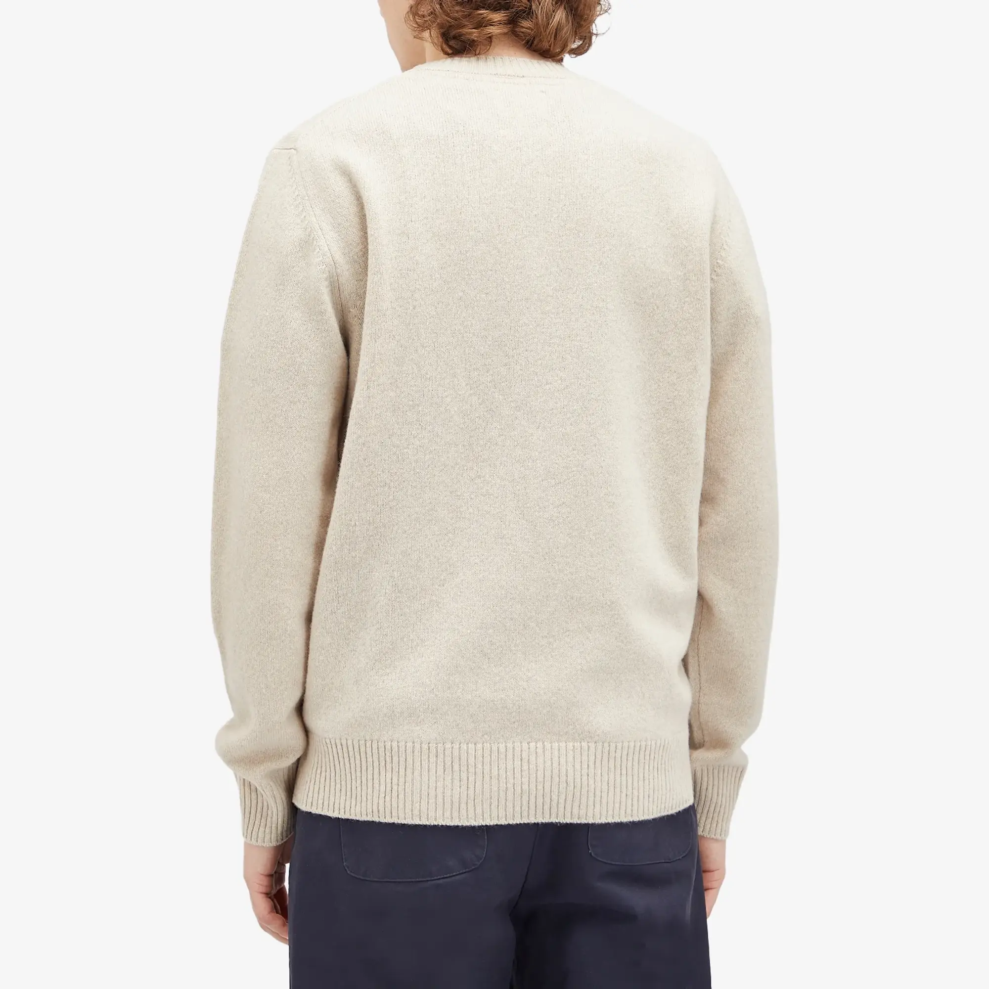 Norse Projects Men's Standard Lambswool Knit Jumper Oatmeal
