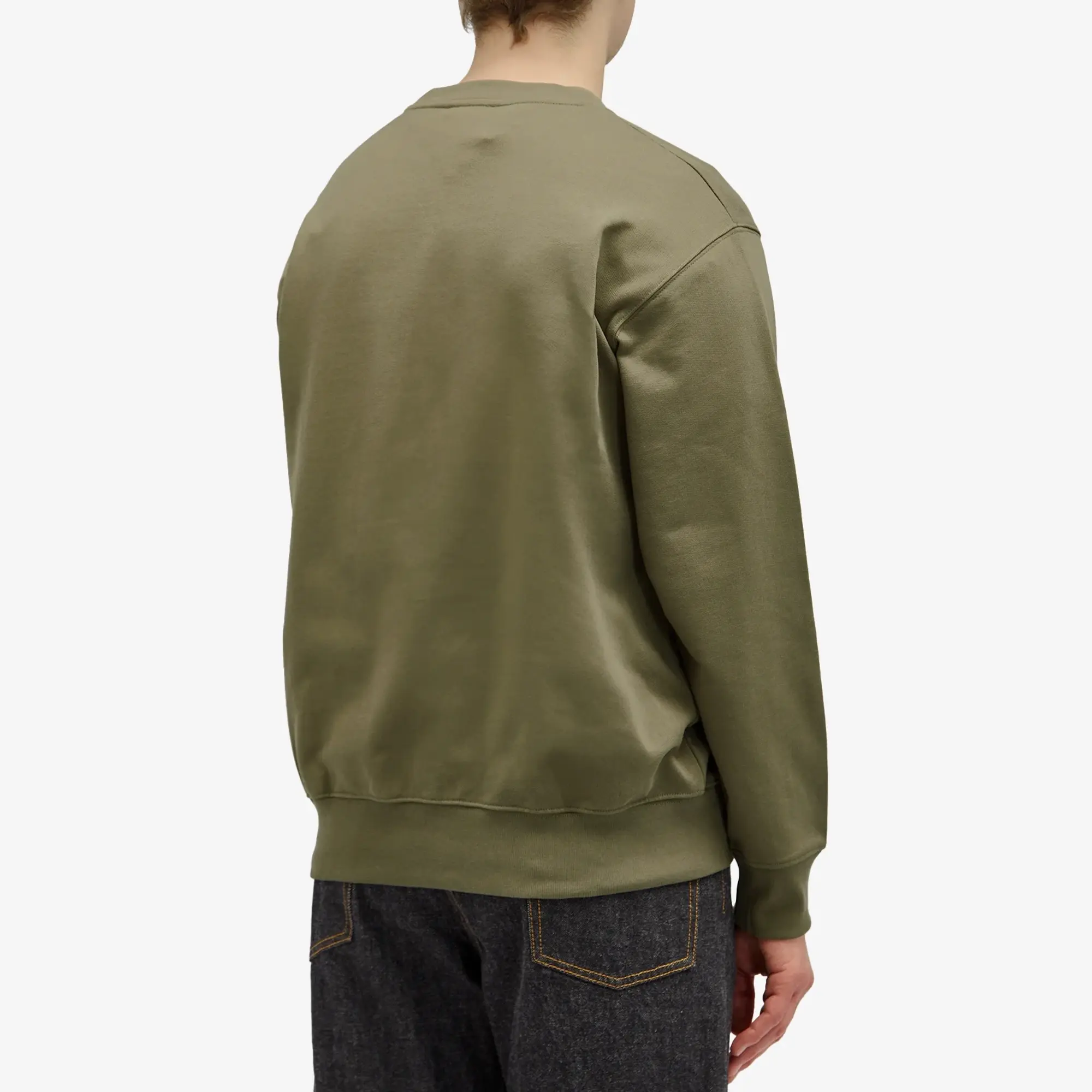 Norse Projects Men's Standard Crew Sweatshirt Sediment Green