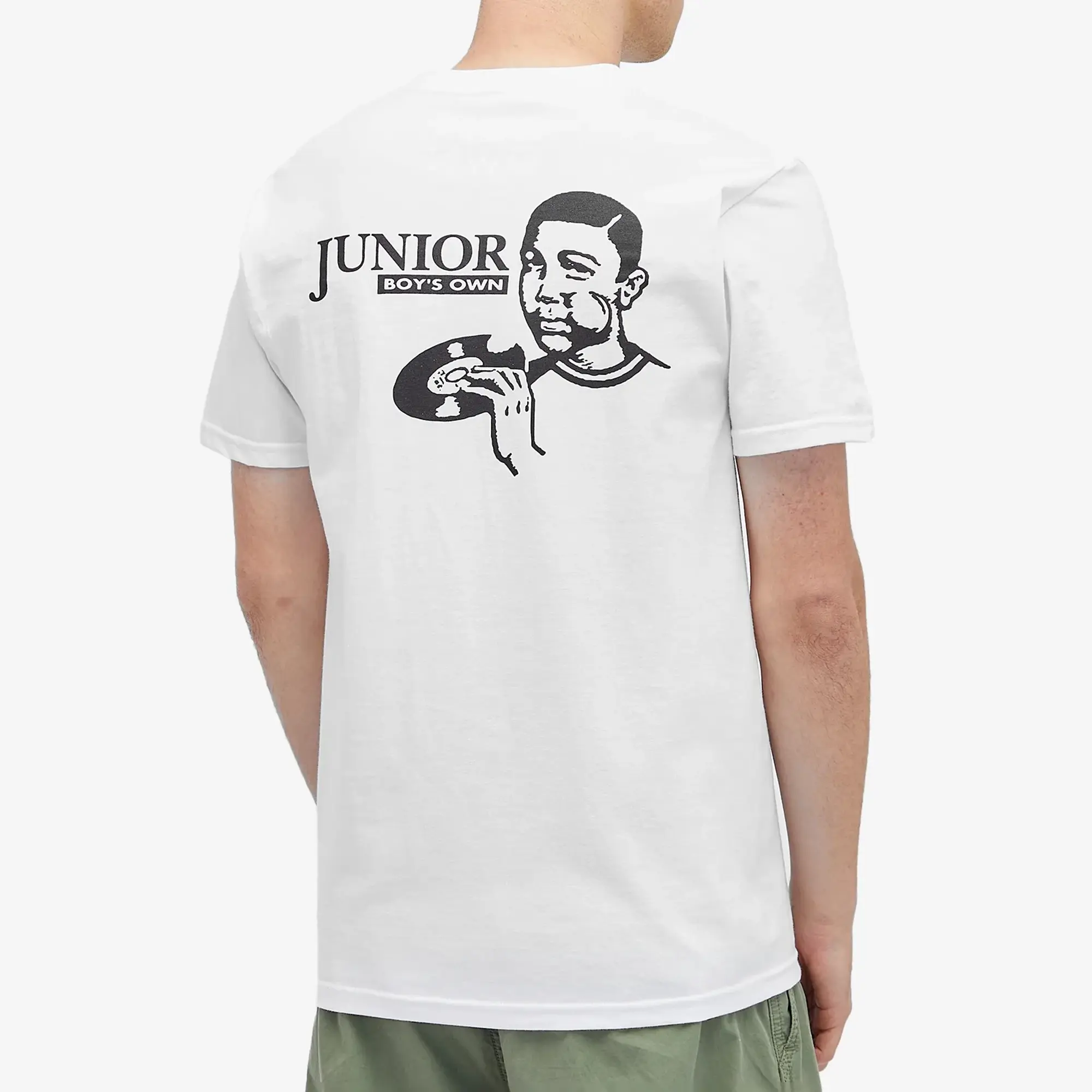 Boys Own Men's Classic Junior Boys Own Men's Logo Print T Shirt White