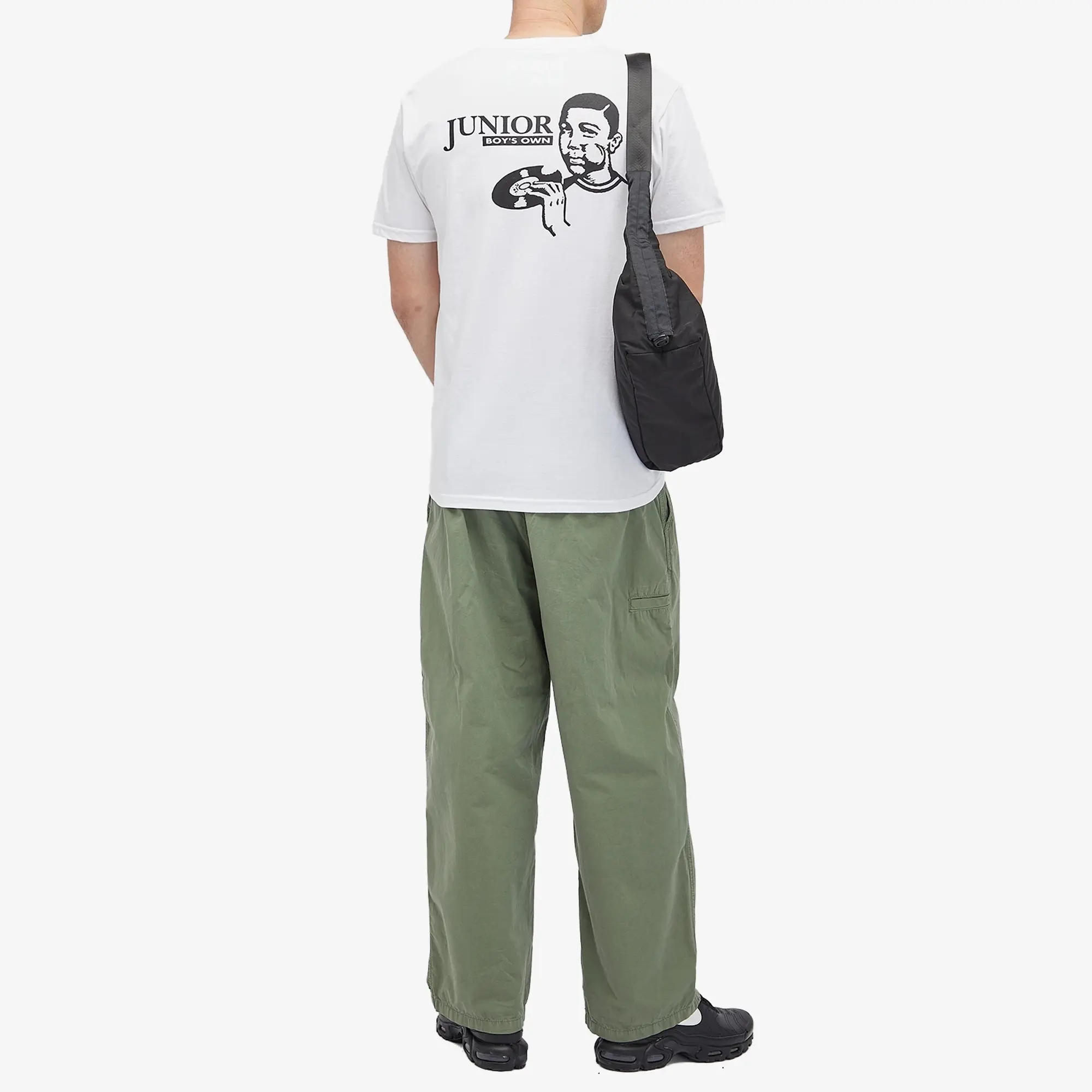 Boys Own Men's Classic Junior Boys Own Men's Logo Print T Shirt White