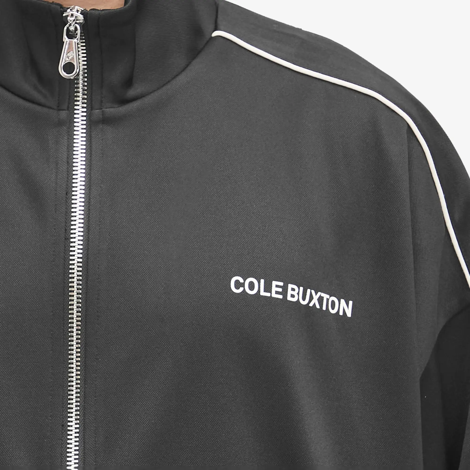 Cole Buxton Men's Piped Track Jacket Black