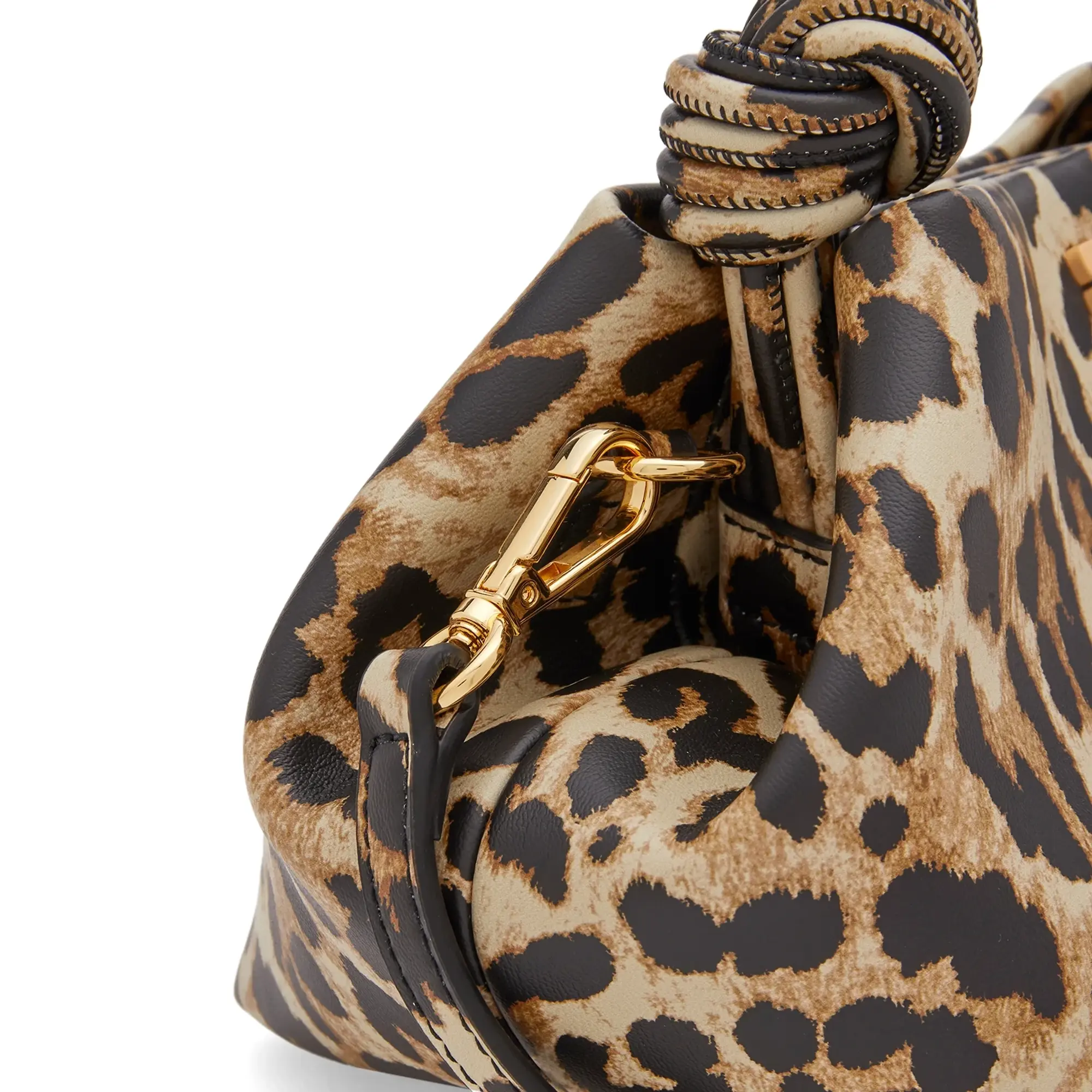 GANNI Women's Leopard Bou Bag Small