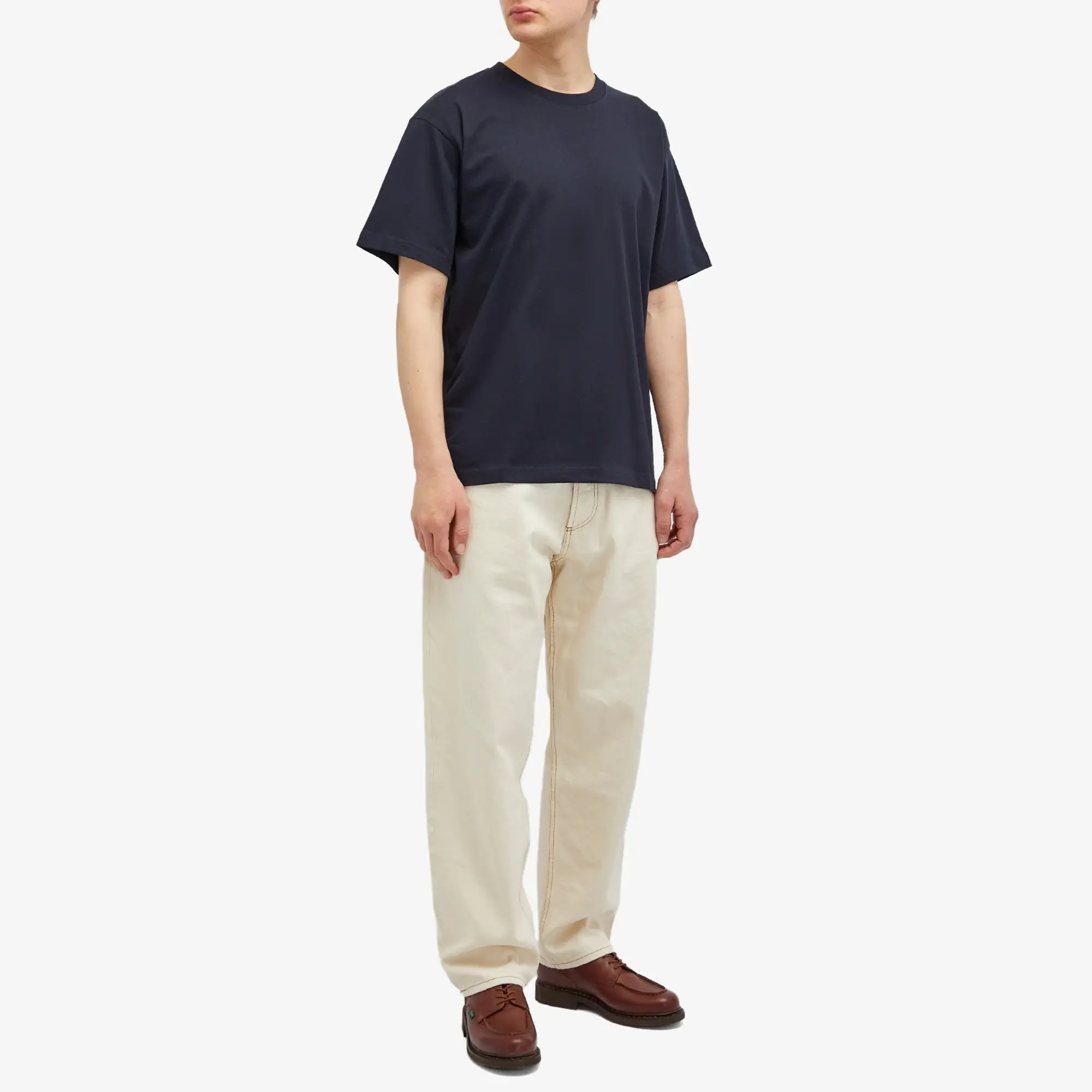 Norse Projects Men's Standard Heavyweight T-Shirt Dark Navy