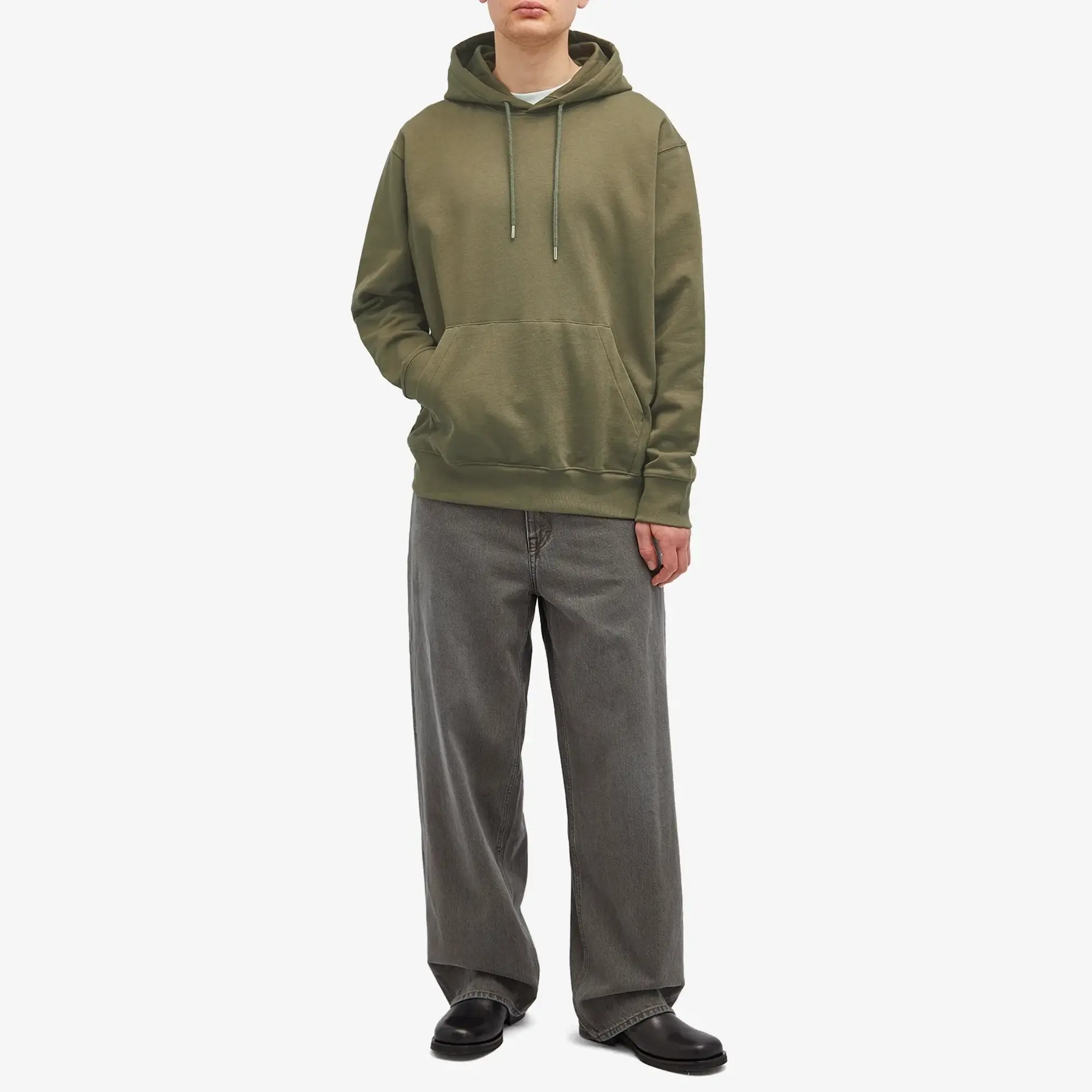 Norse Projects Men's Standard Hoodie Sediment Green