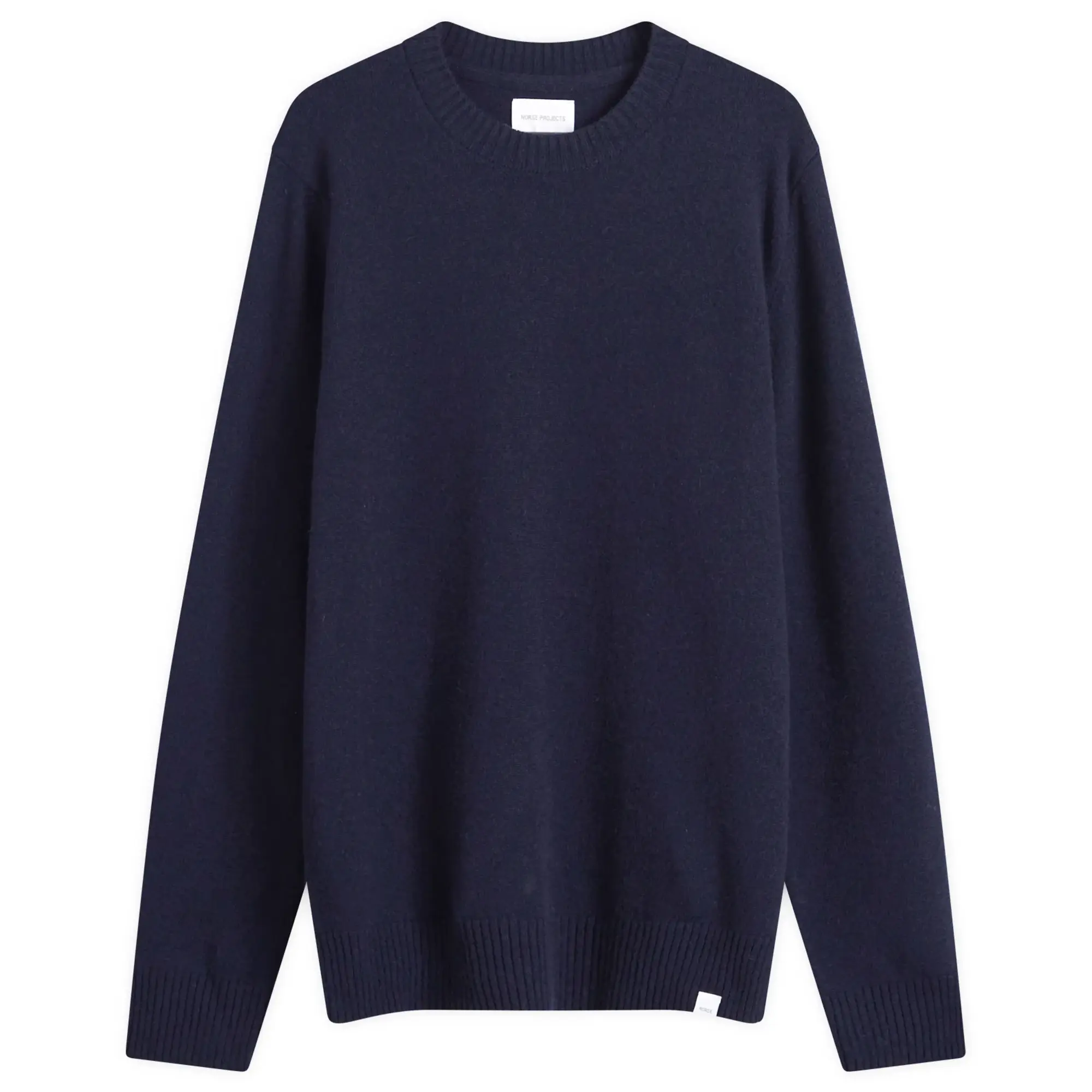 Norse Projects Standard Merino Lambswool Sweater Men Pullovers Blue