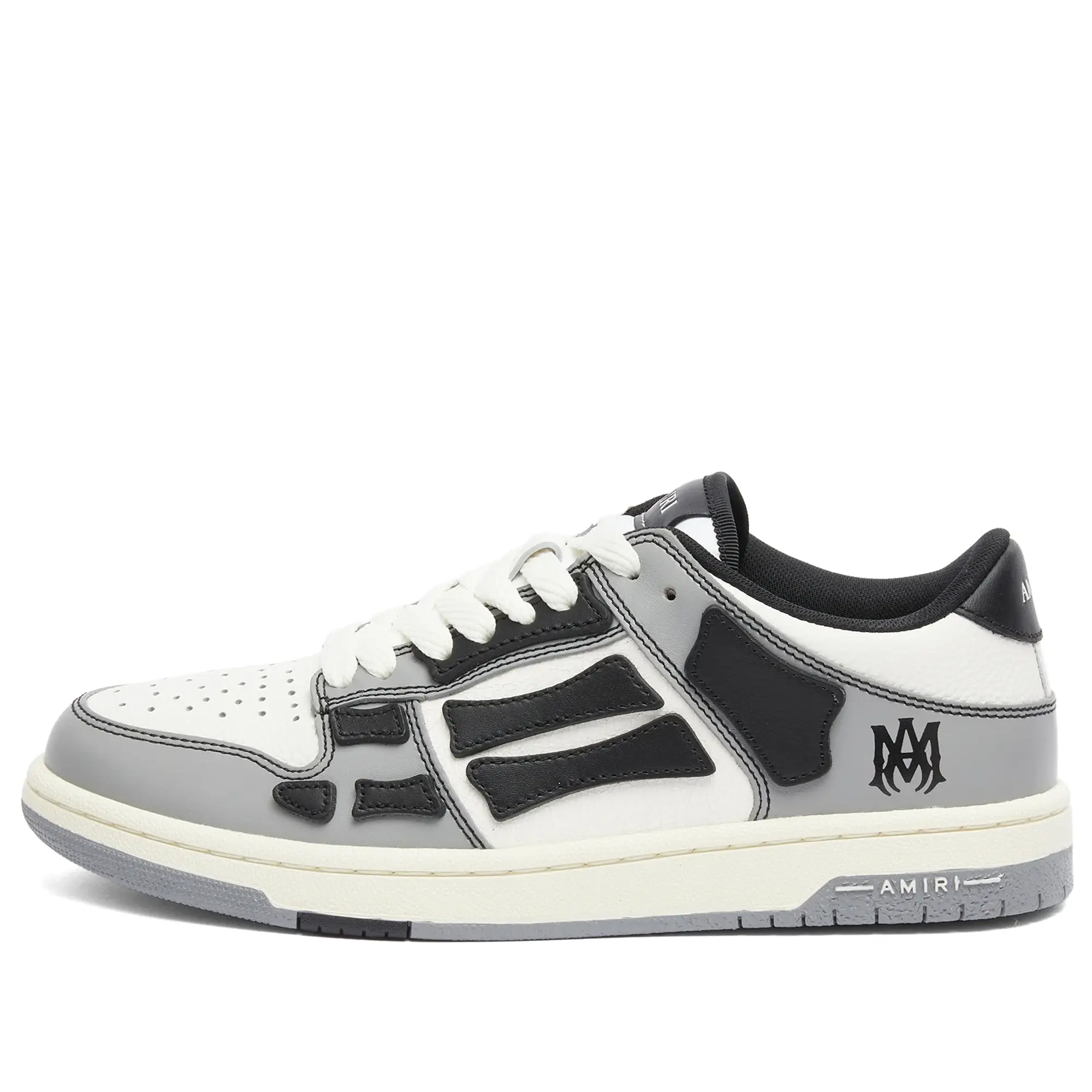 AMIRI Men's Varsity Skel Low Top Sneaker Black