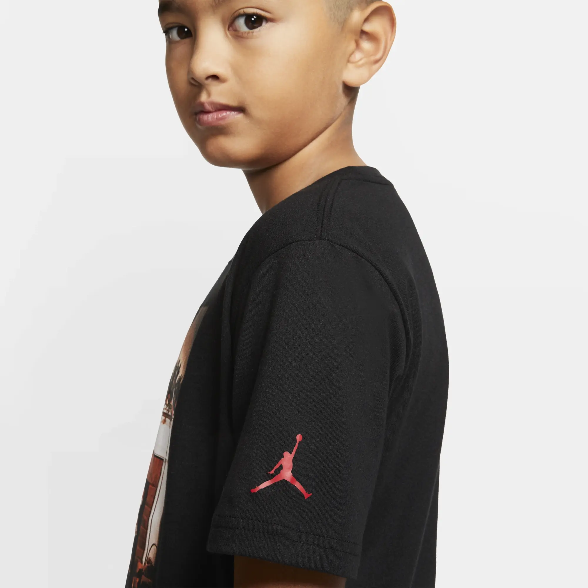 Nike Jordan Nike Air Jordan Older Kids' (Boys') Short-Sleeve T-Shirt - Black - Cotton