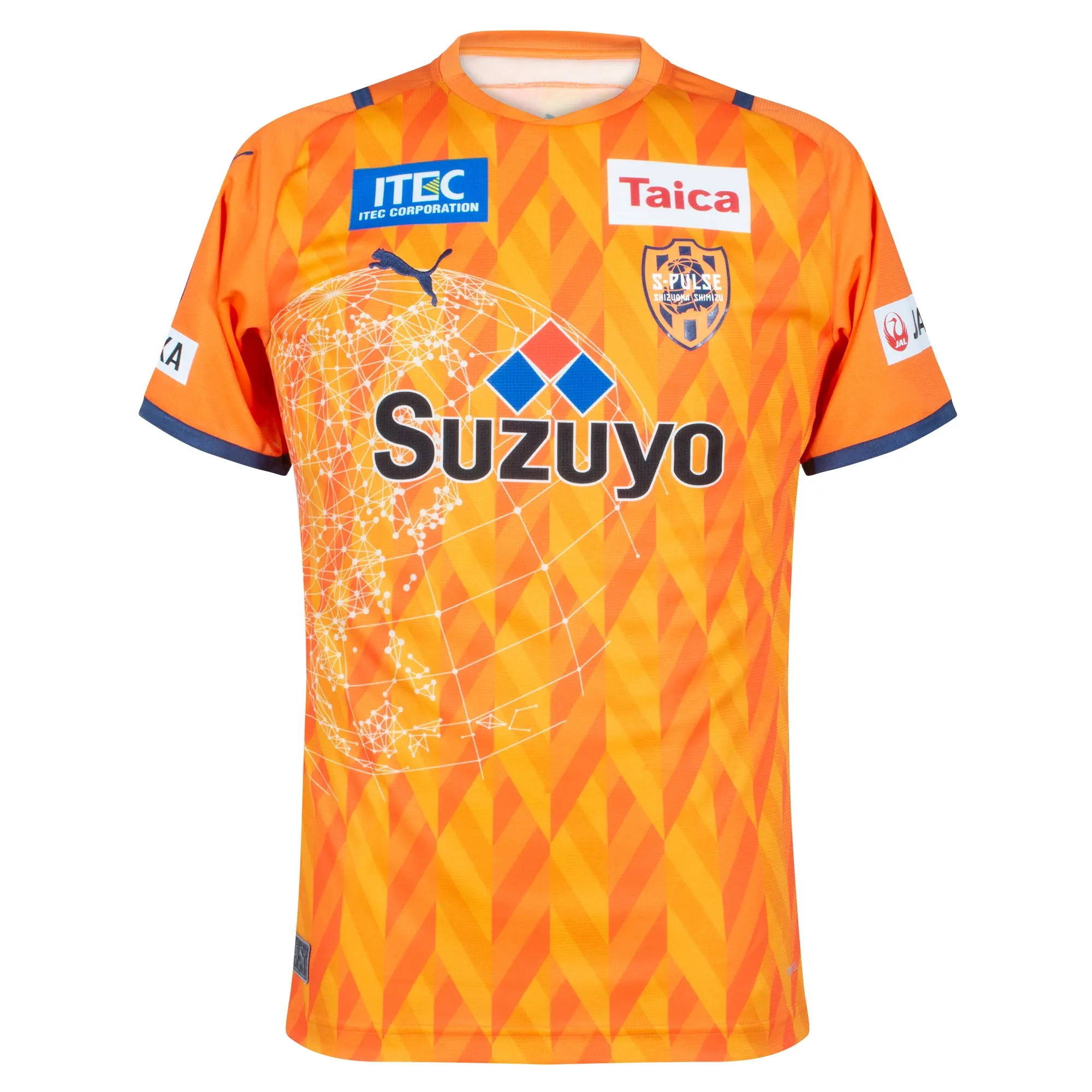 Puma Shimizu S-Pulse Mens SS Home Shirt 2021/22