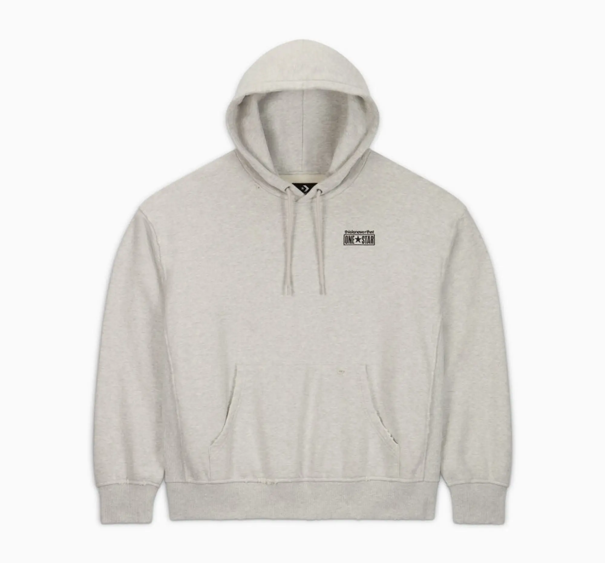 Converse Converse x thisisneverthat Washed Hoodie - Grey