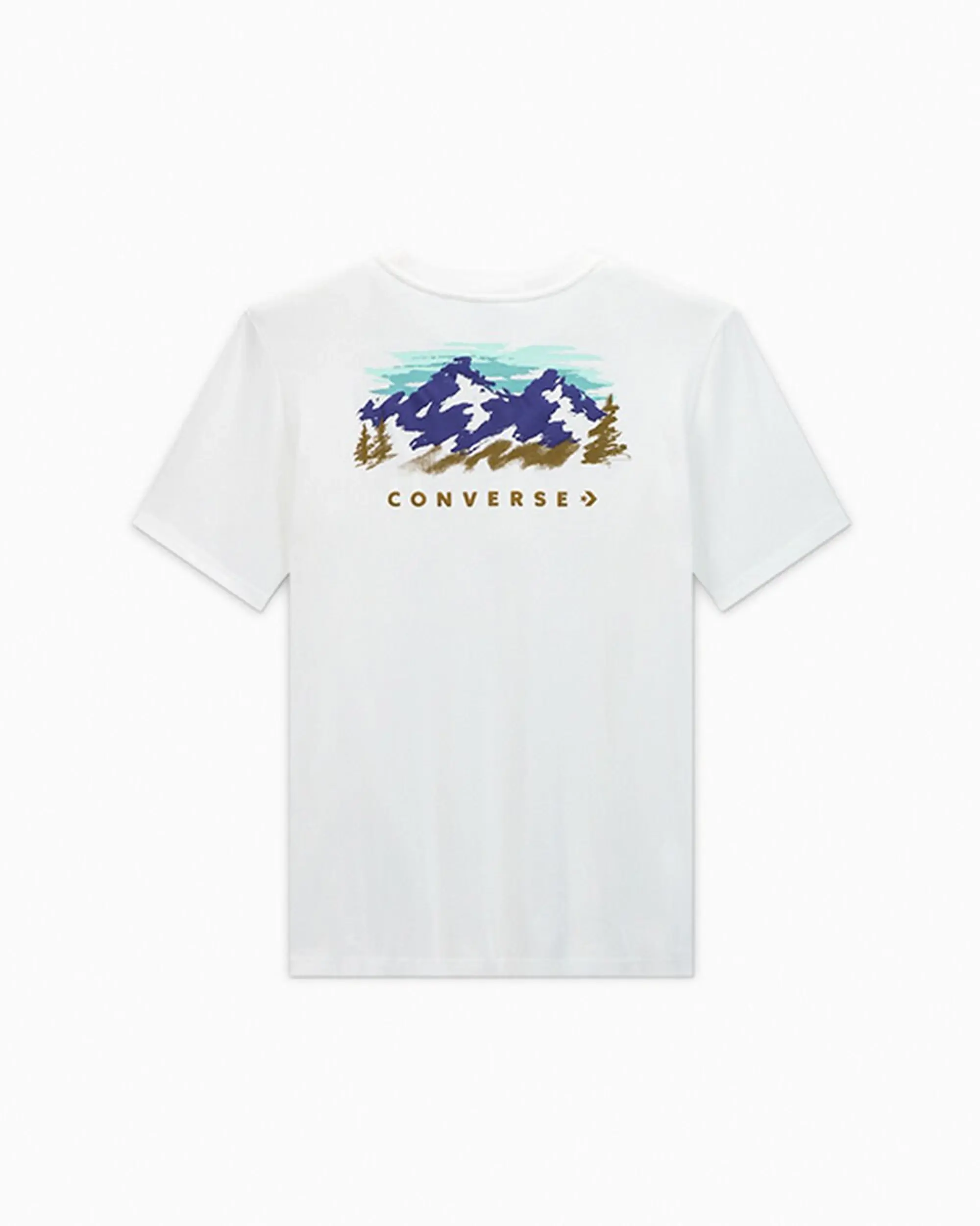 Converse Abstract Mountain T-Shirt - White