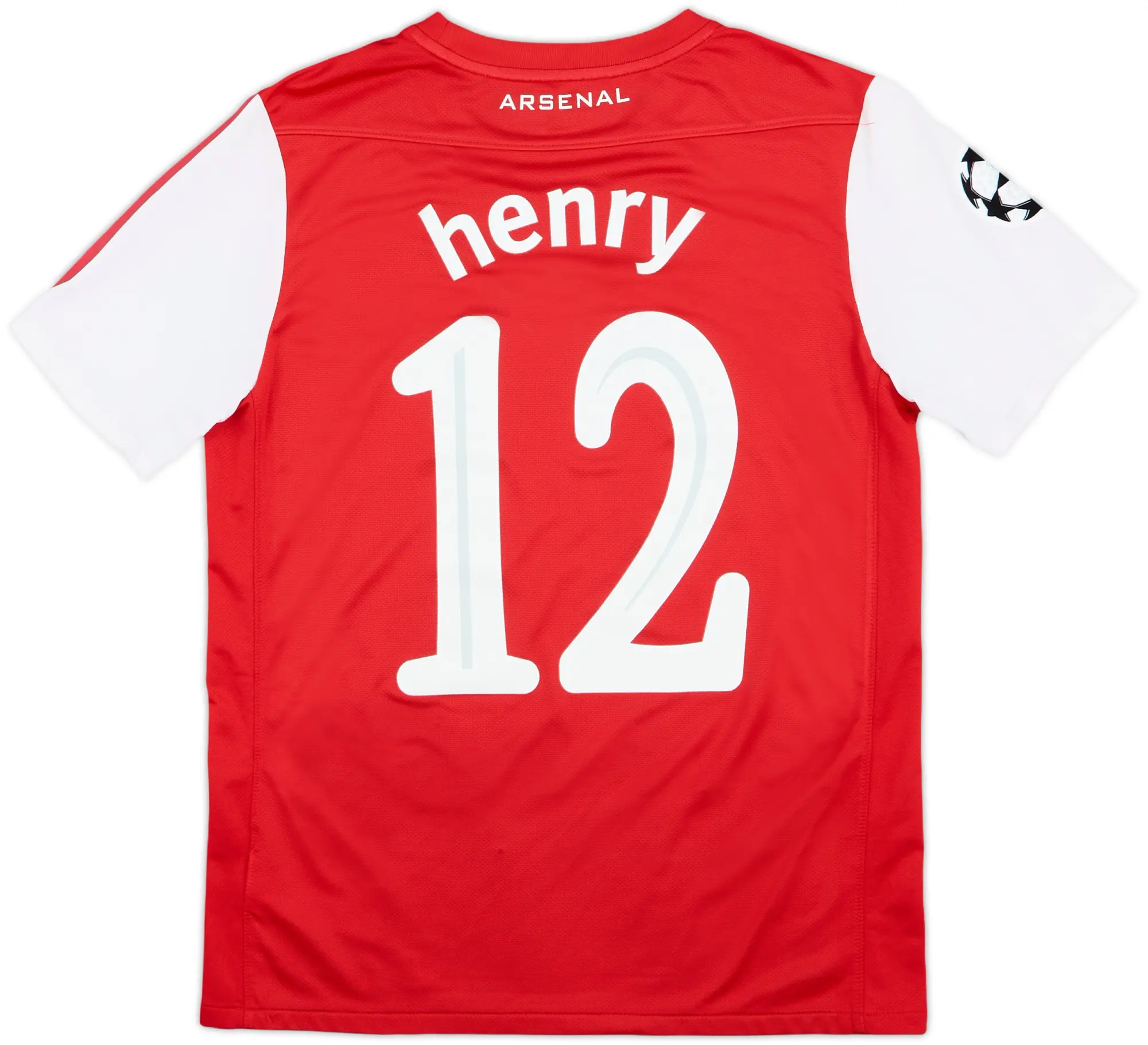 Nike 2011-12 Arsenal Player Issue Home Shirt Henry #12 - 5/10 - (L)
