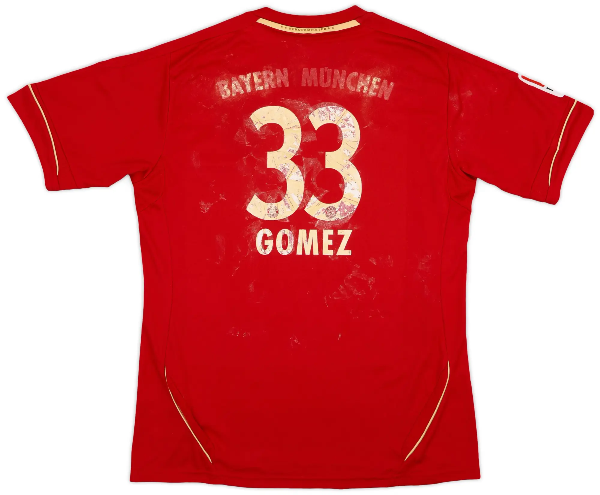 adidas 2011-13 Bayern Munich Home Shirt Gomez #33 - 3/10 - (L)