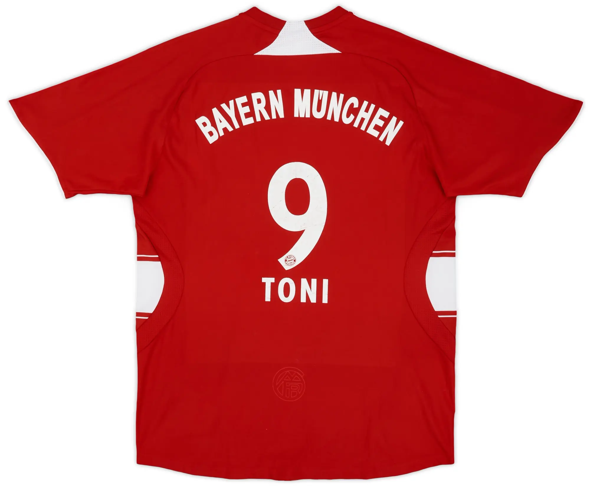 adidas 2007-08 Bayern Munich Home Shirt Toni #9 - 5/10 - (XL.Boys)
