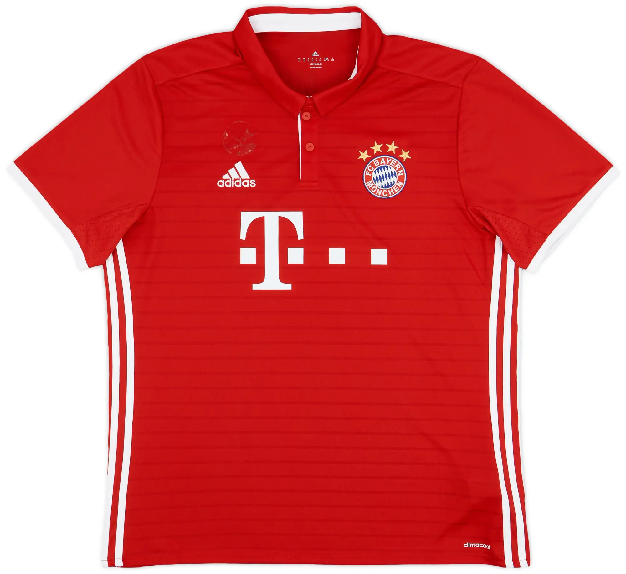 adidas 2016-17 Bayern Munich Home Shirt - 7/10 - (XL)