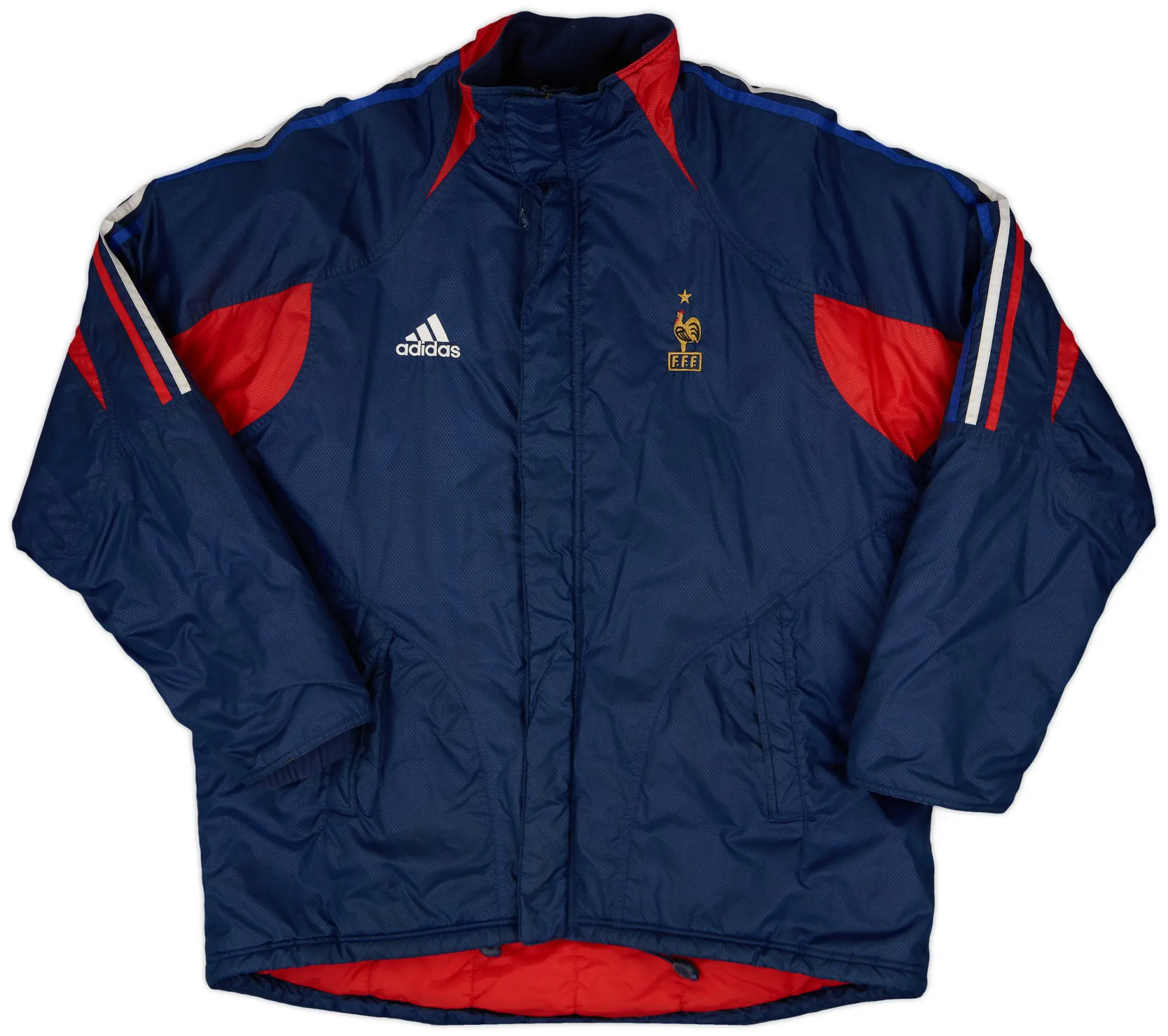 2003-04 France adidas Padded Bench Coat - 8/10 - (XL)