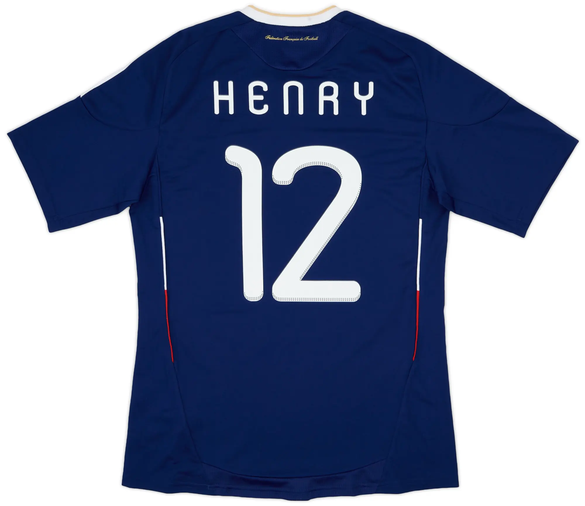 adidas 2009-10 France Home Shirt Henry #12 (M)