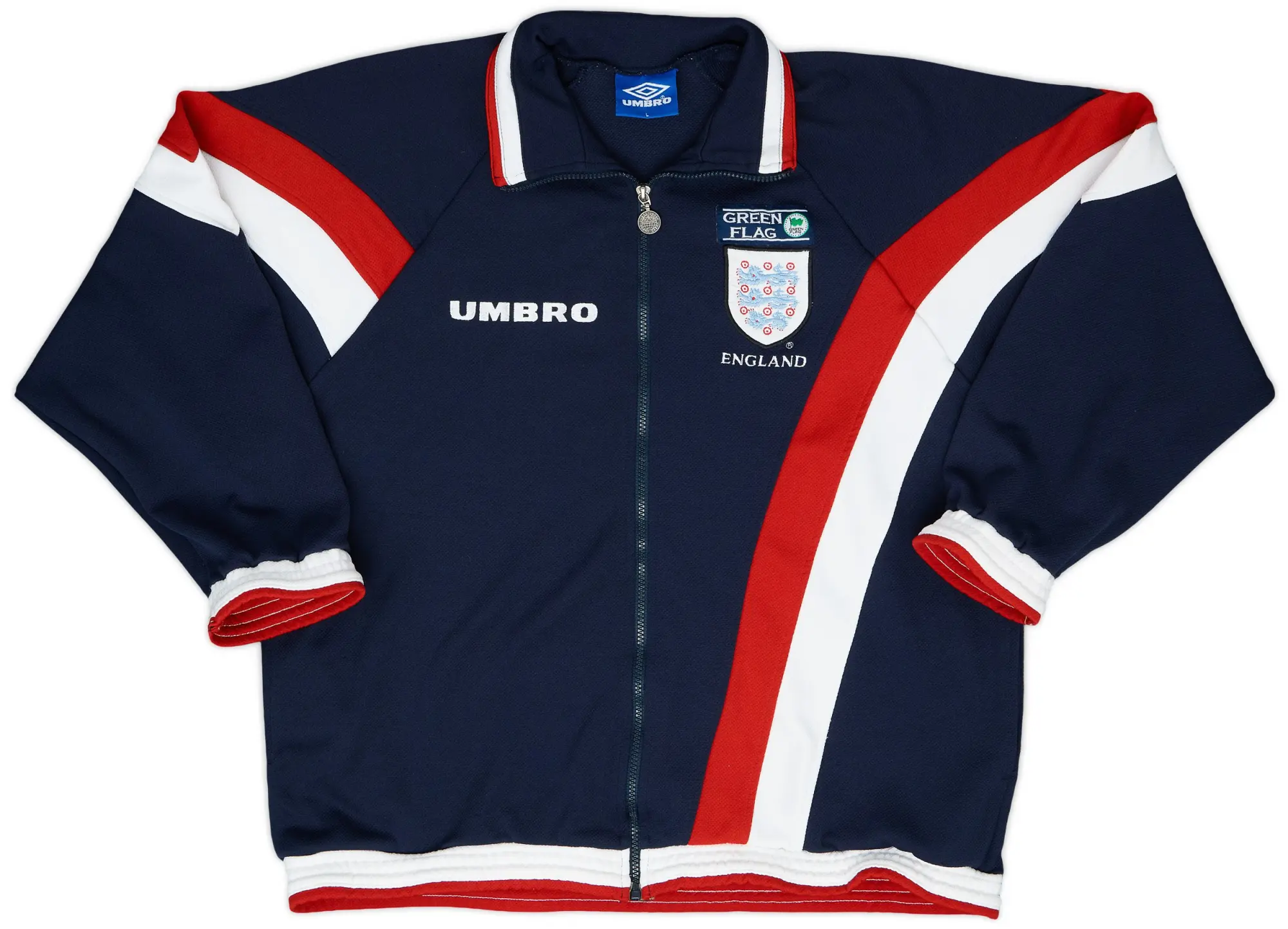 1998-00 England Umbro Track Jacket - 8/10 - (L)