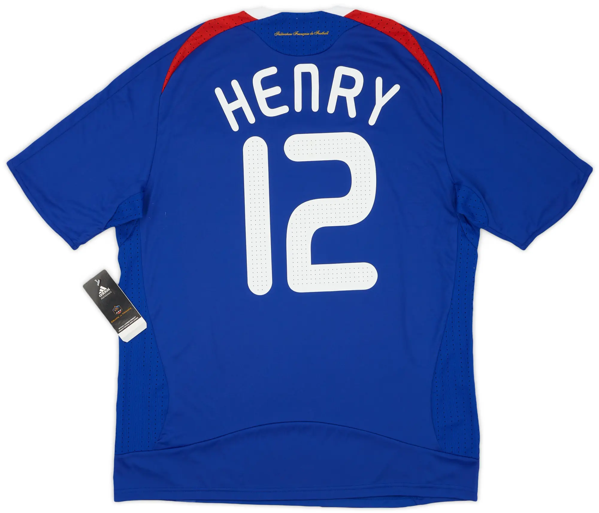 adidas 2007-08 France Home Shirt Henry #12 (L)