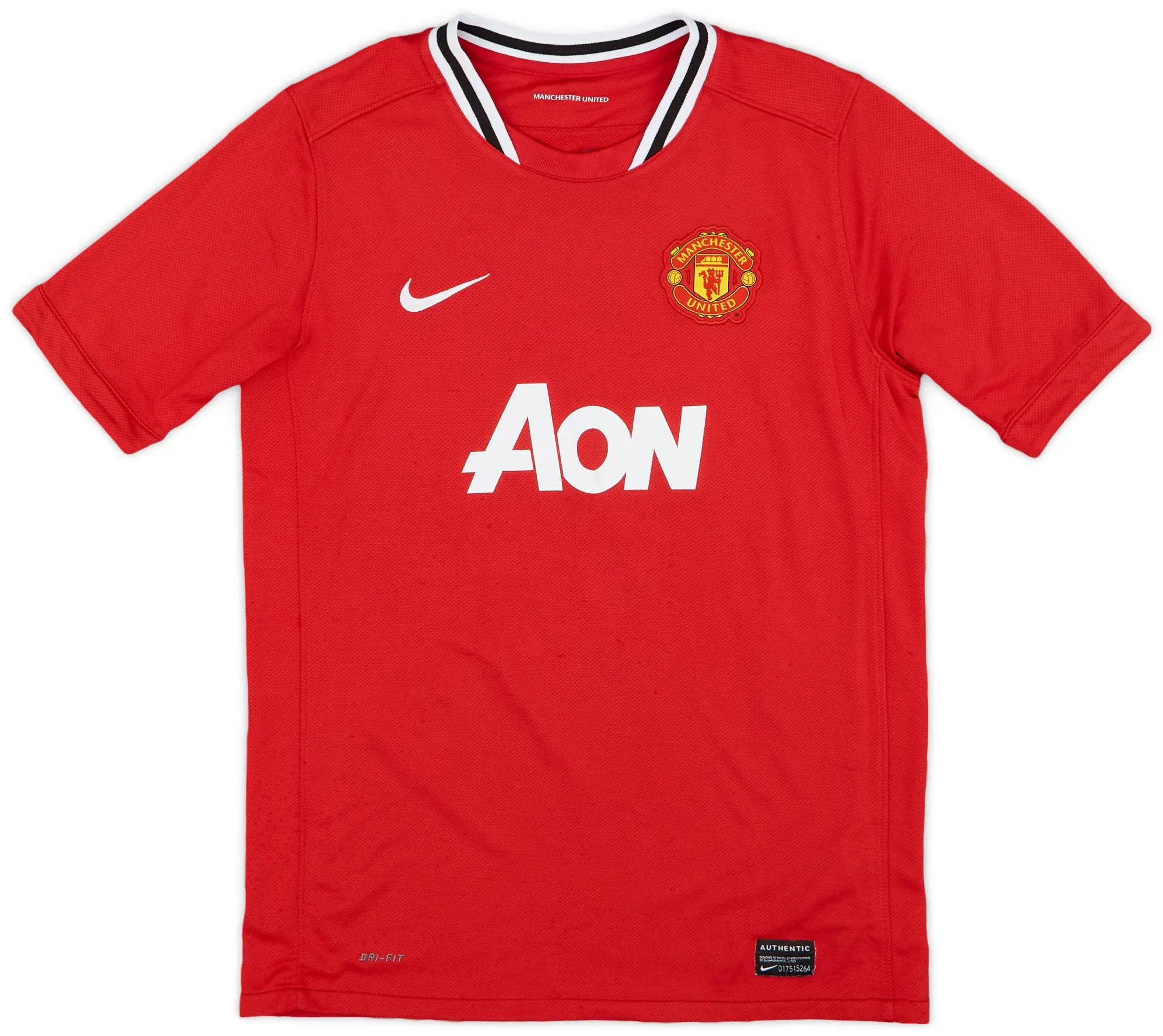 Nike 2011-12 Manchester United Home Shirt - 6/10 - (XL.Boys)