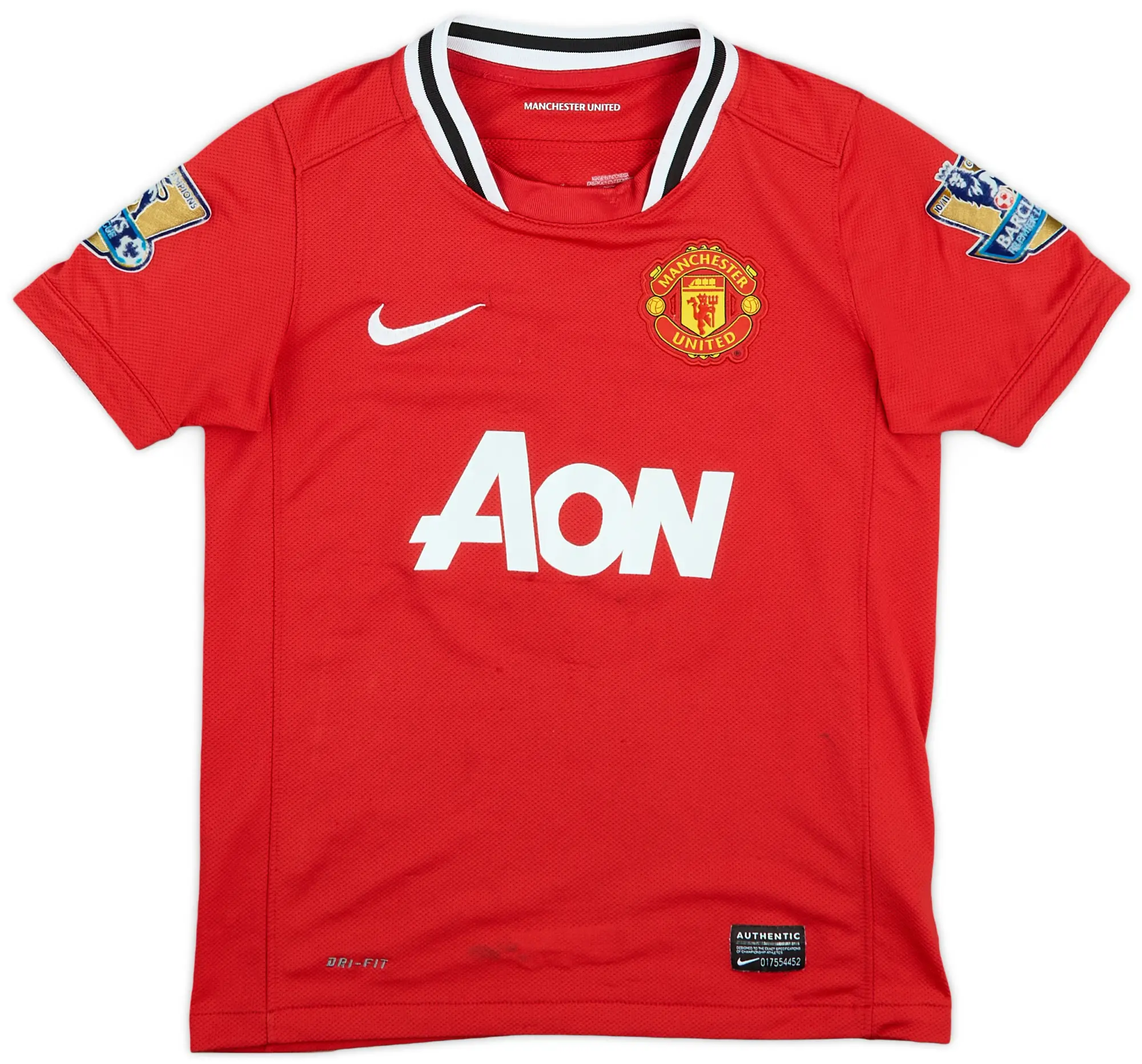 Nike 2011-12 Manchester United Home Shirt - 6/10 - (XL.Boys)
