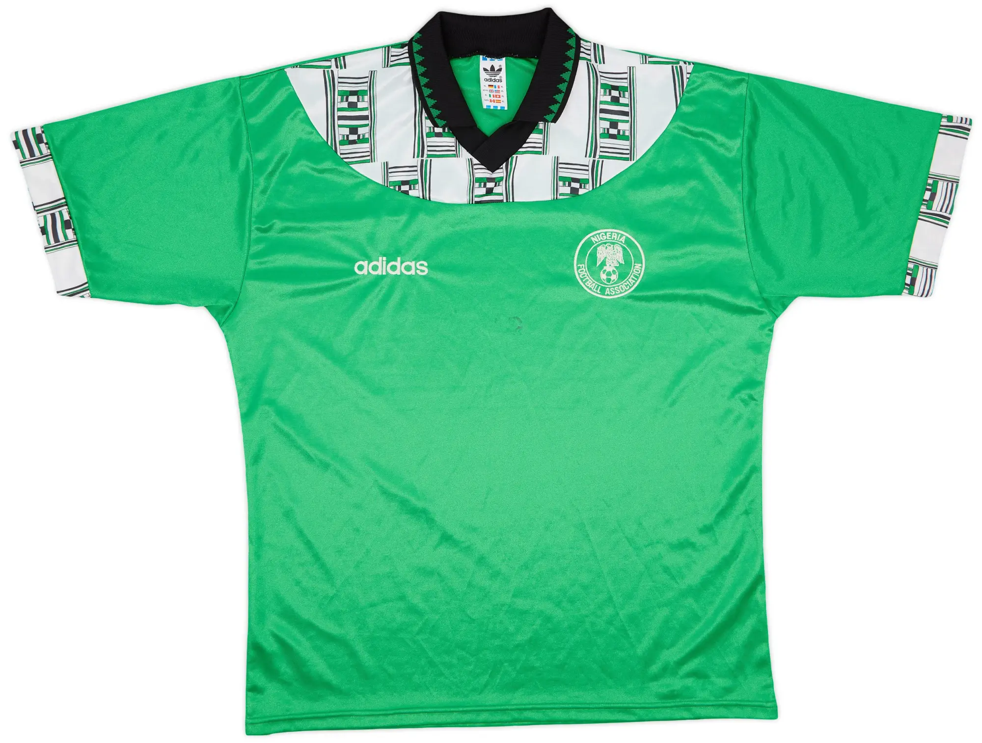 adidas 1994-95 Nigeria Home Shirt - 6/10 - (XL)