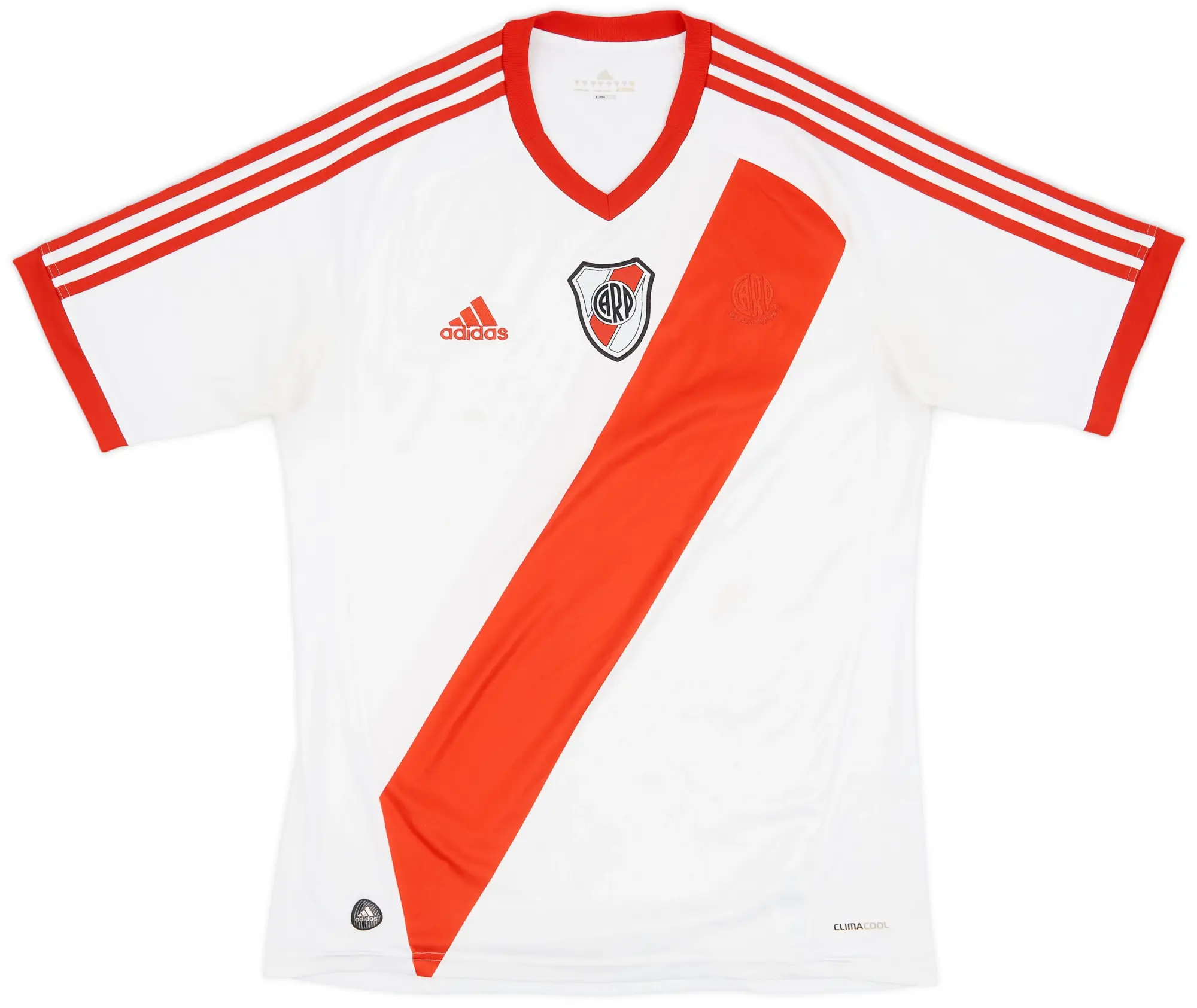 adidas 2010-11 River Plate Home Shirt - 7/10 - (L)