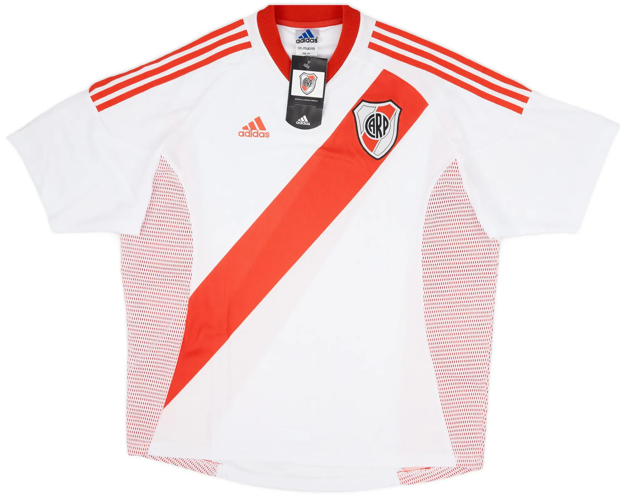 adidas 2002-03 River Plate Home Shirt (XL)