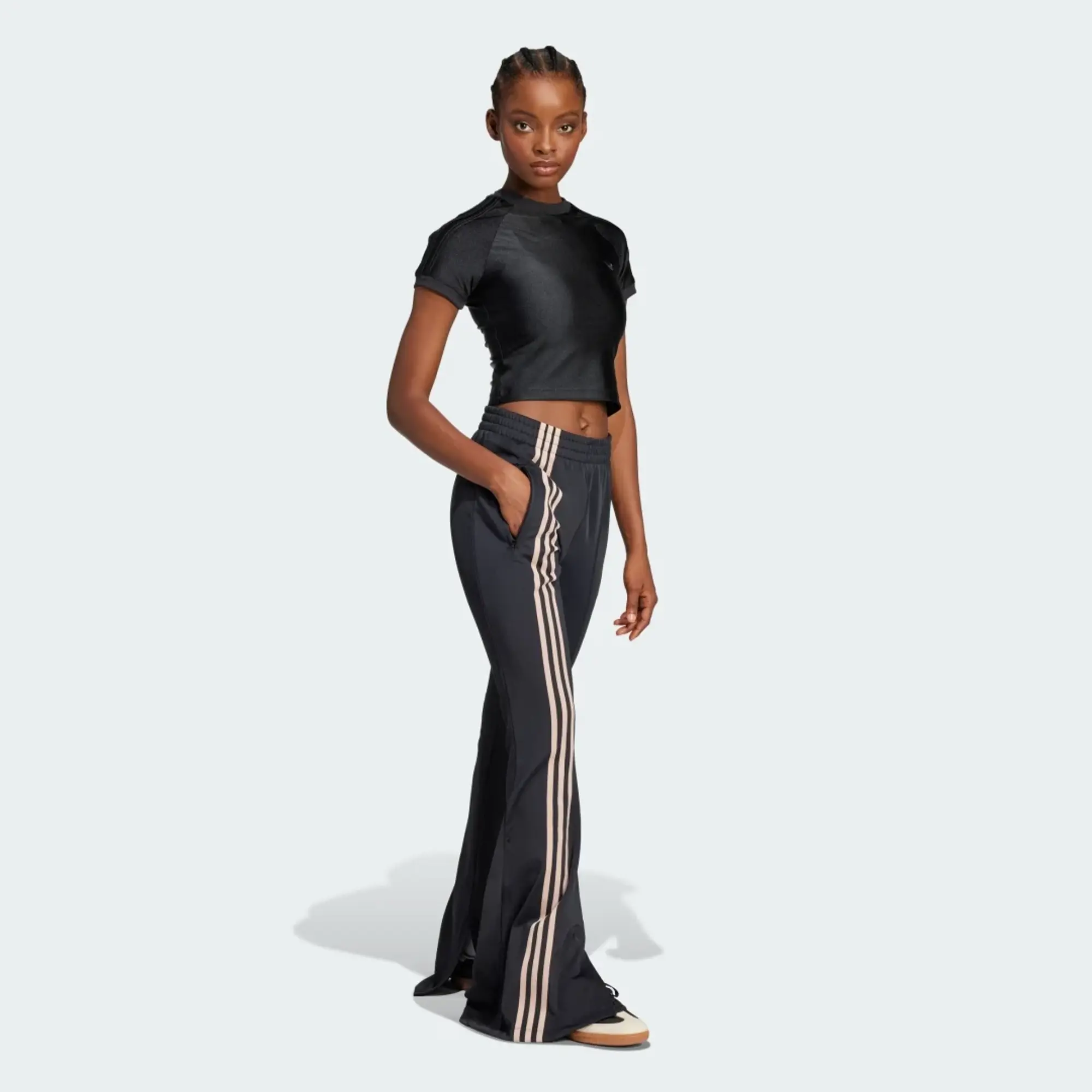 adidas Originals Women 3 Stripes Flared Firebird Track Pants