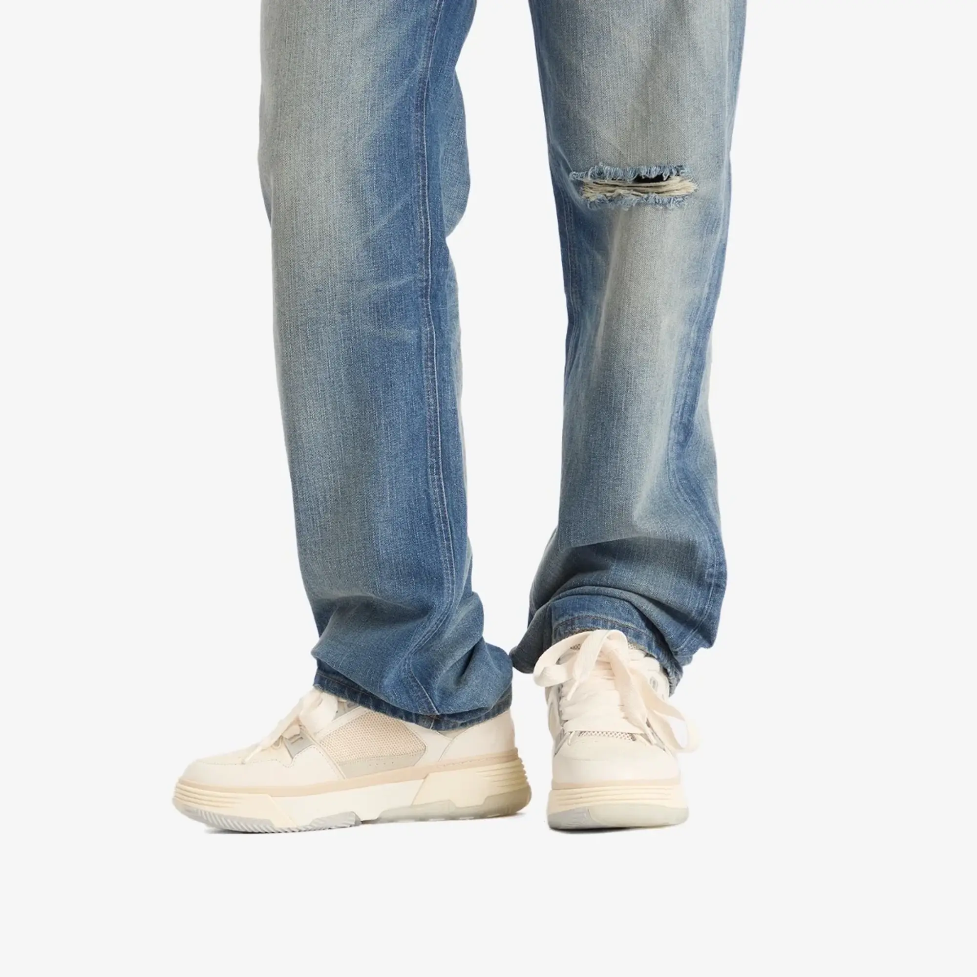 AMIRI Men's MA-1 High Sneaker Alabaster