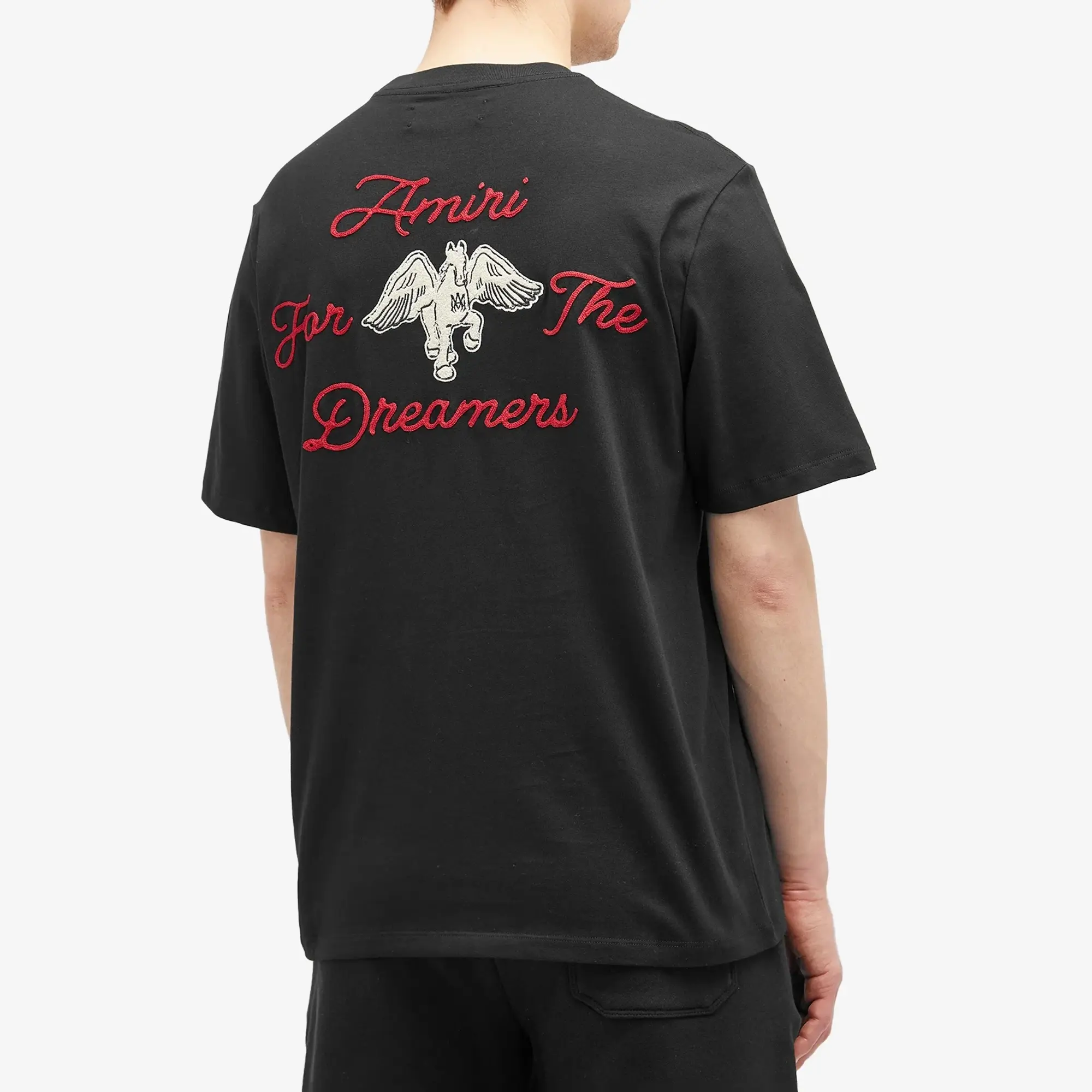 AMIRI Men's Embroidered Dreamers T-Shirt Black