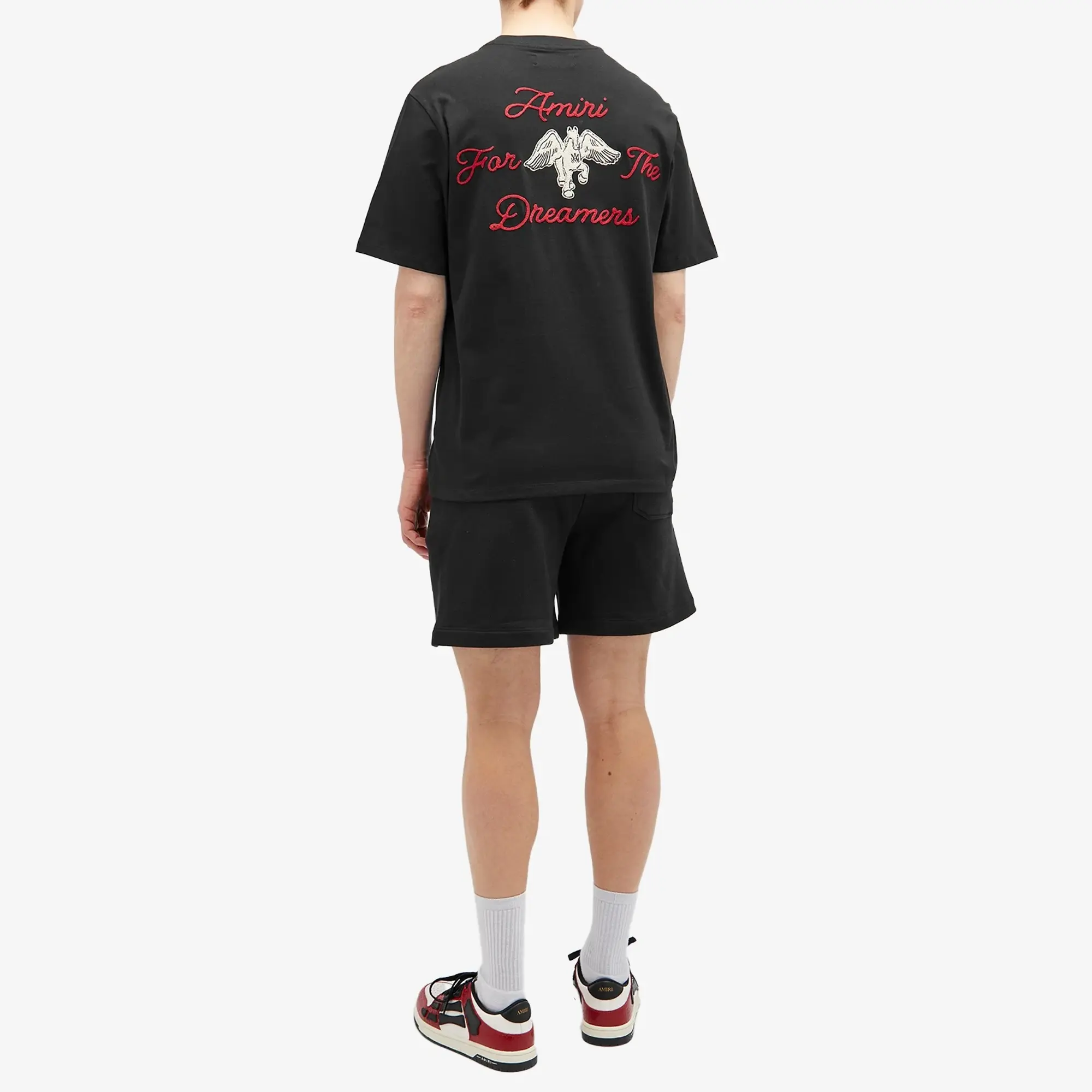 AMIRI Men's Embroidered Dreamers T-Shirt Black