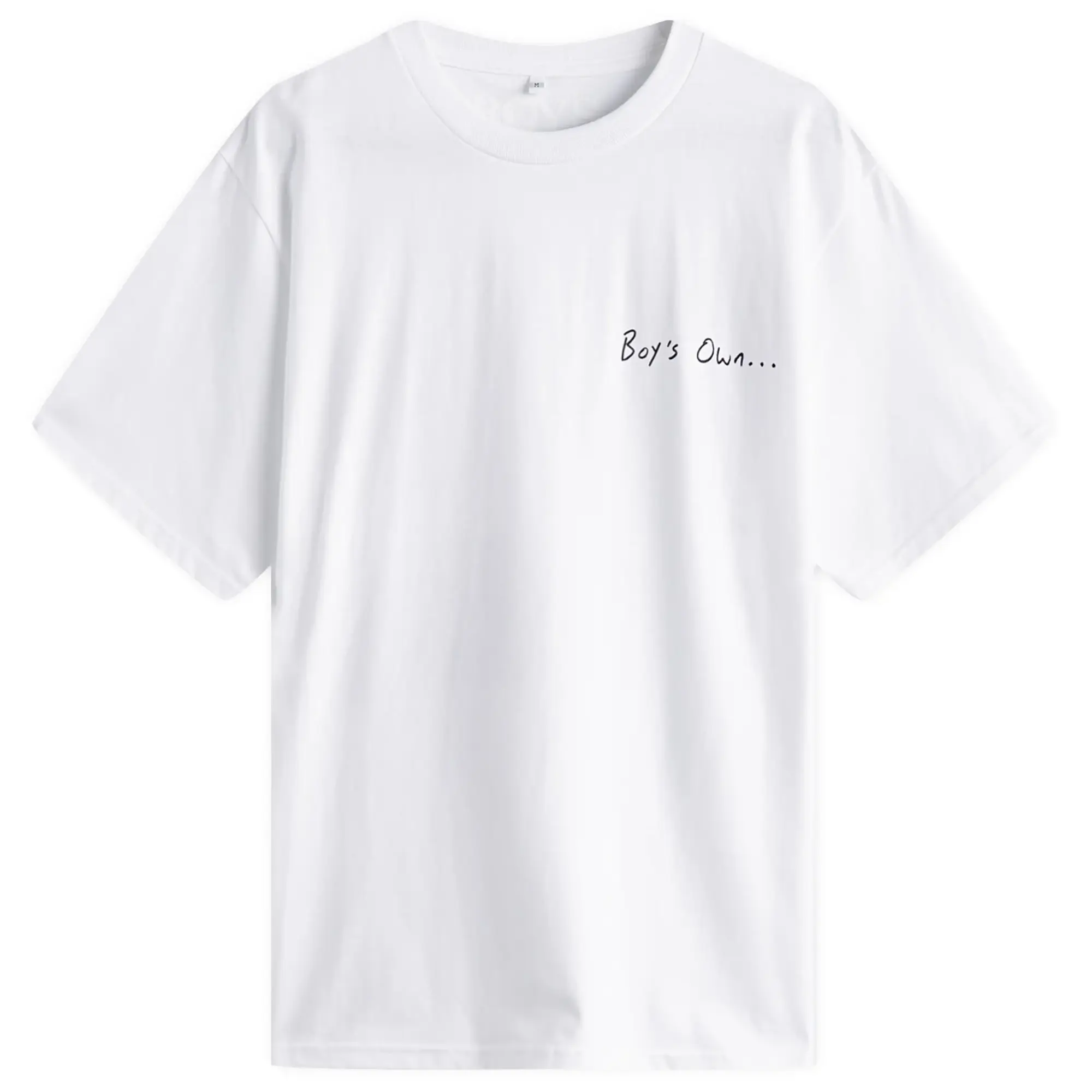 Boys Own Men's Pie And Mash “ A Cockney Myth” Print T Shirt White